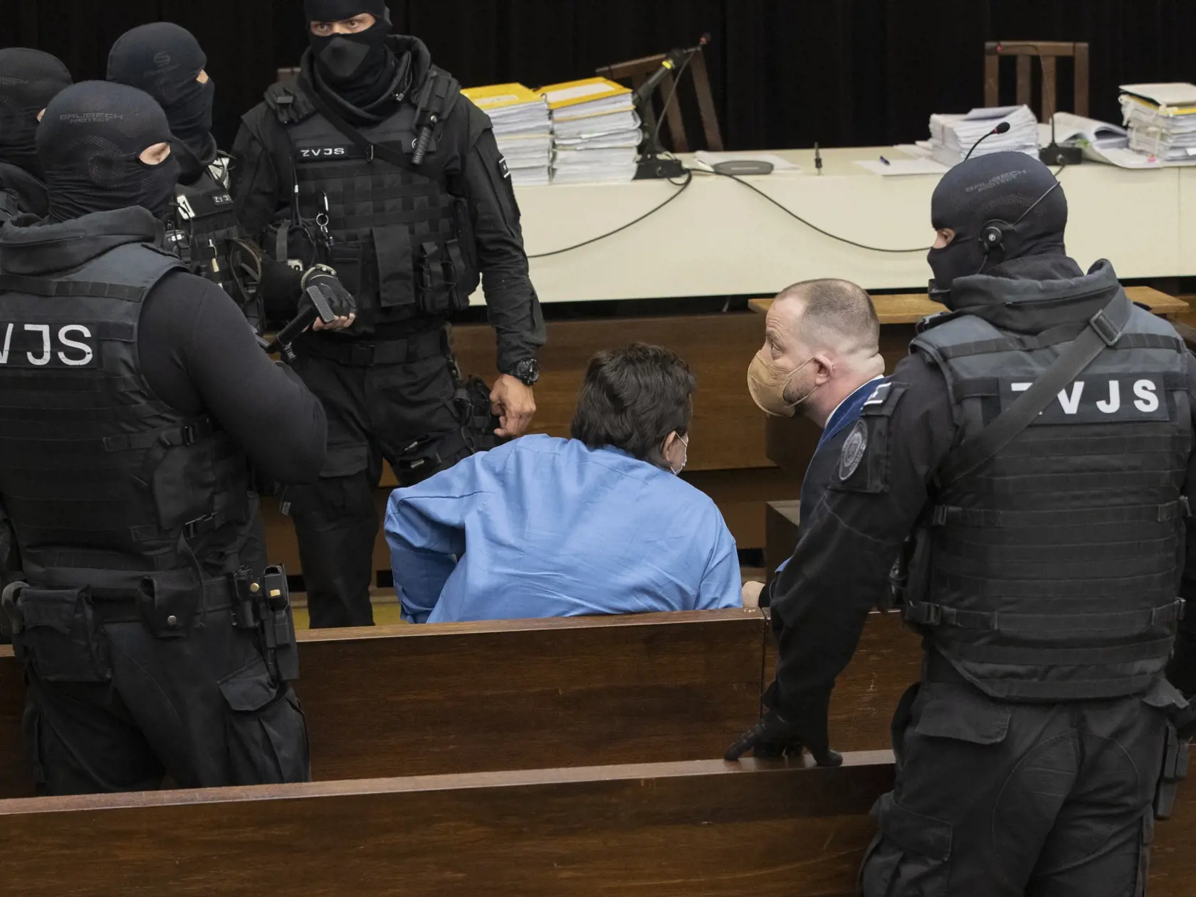 Verejné zasadnutie Najvyššieho súdu SR vo veci odvolania voči rozsudku v prípade vraždy investigatívneho novinára Jána Kuciaka a jeho snúbenice Martiny Kušnírovej. Na snímke je obžalovaný Marián Kočner so svojim obhájcom Markom Parom.