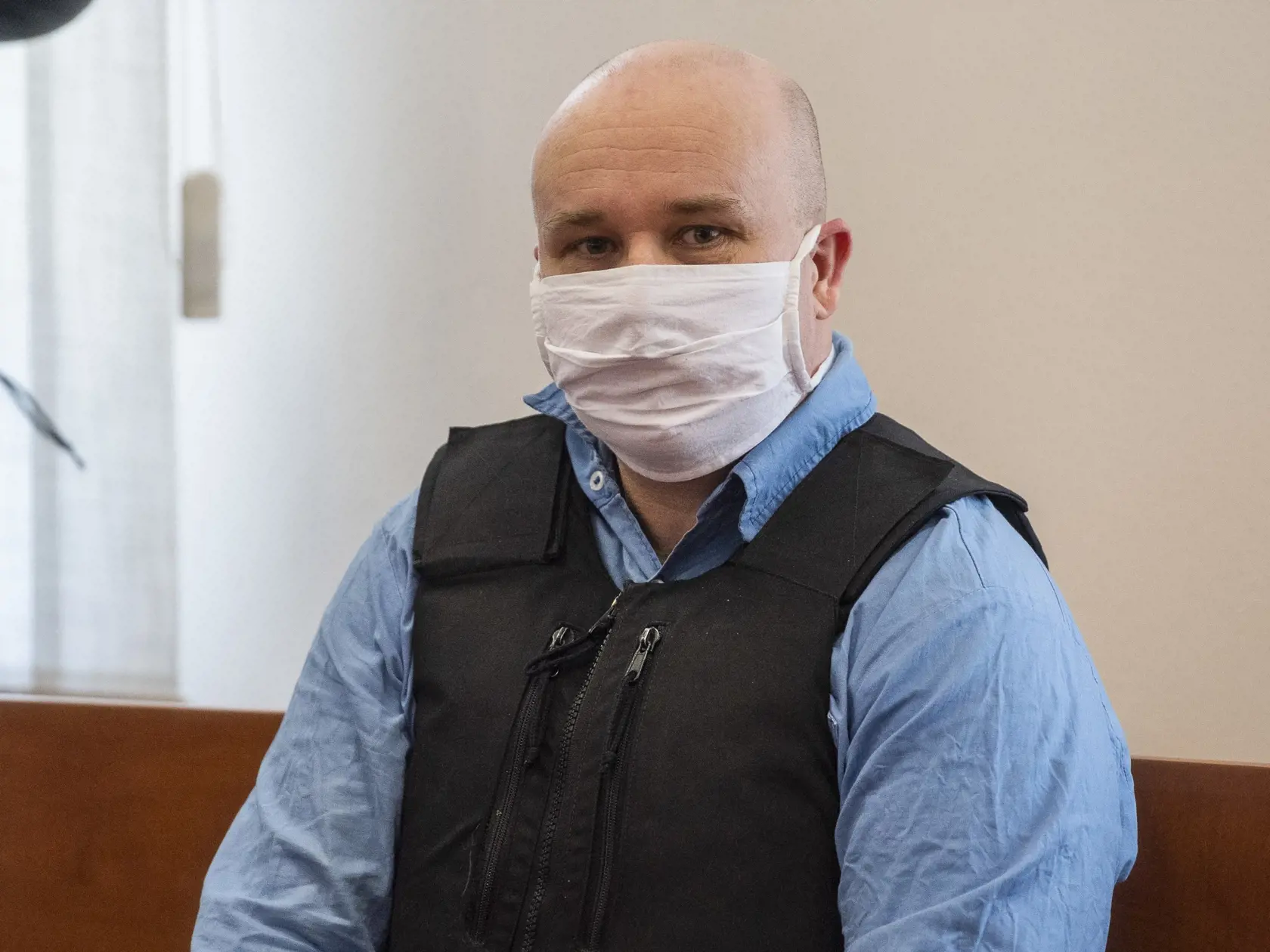 Na snímke odsúdený Zoltán Andruskó počas hlavného pojednávania v kauze vraždy Jána Kuciaka a Matiny Kušnírovej na Špecializovanom trestnom súde v Pezinku 20. júla 2020.