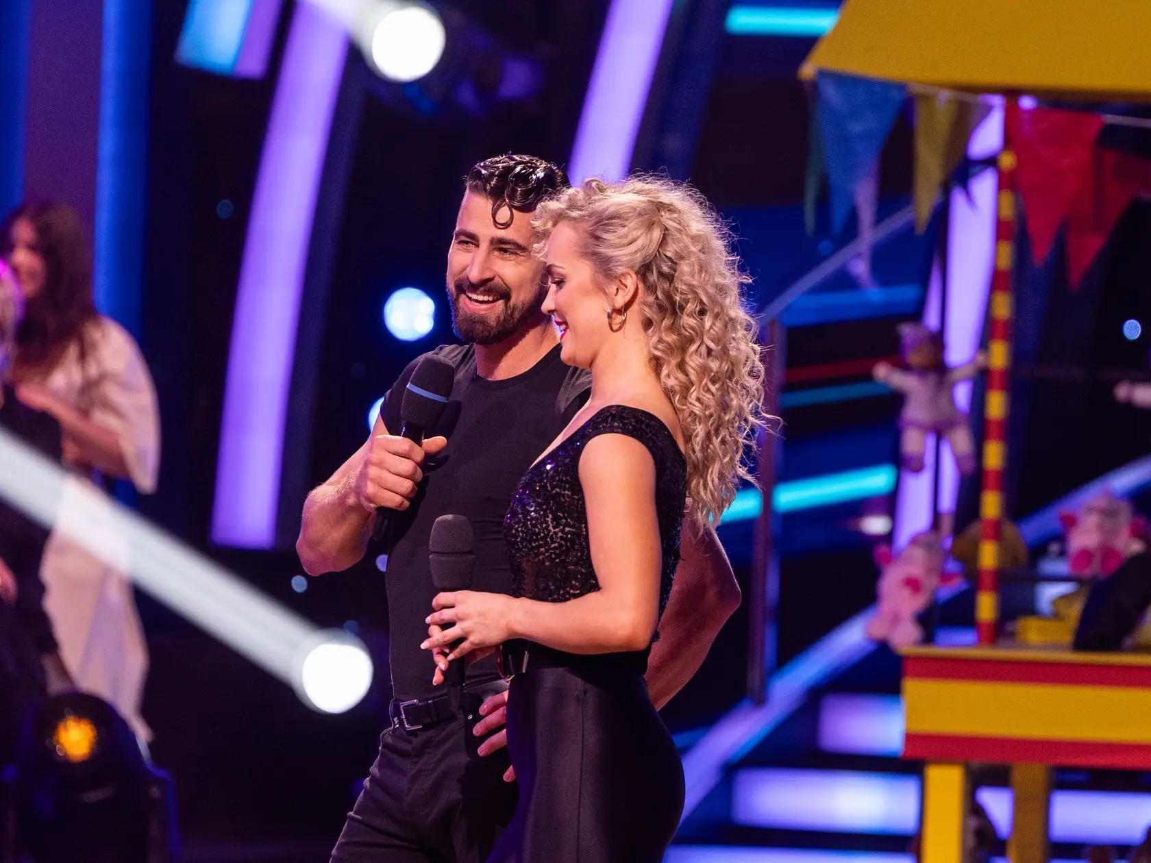 Na snímke Peter Sagan a Eliška Lenčešová v šiestom kole Let's dance 2025. 