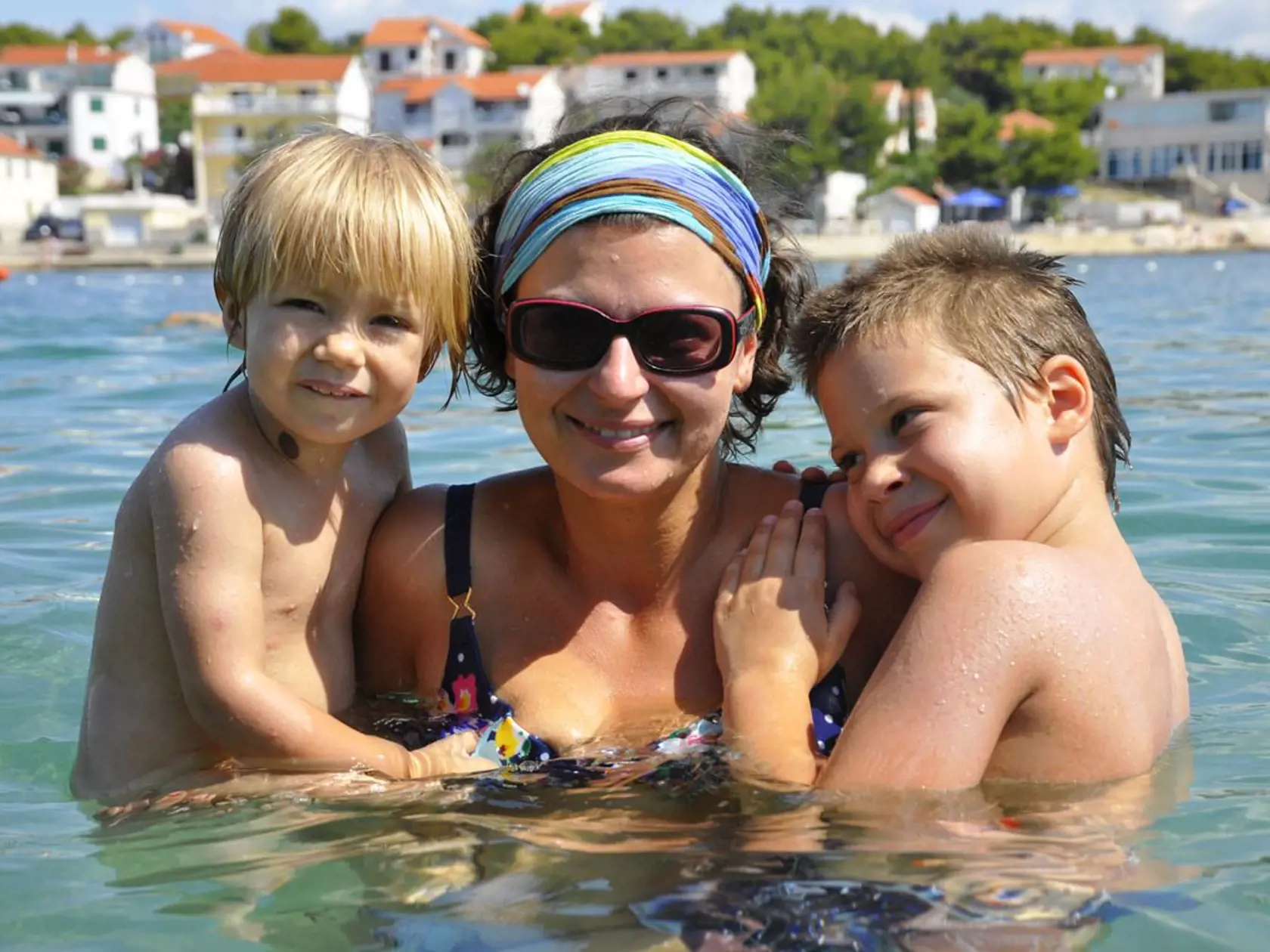 Lujza Garajová Schrameková počas leta s deťmi