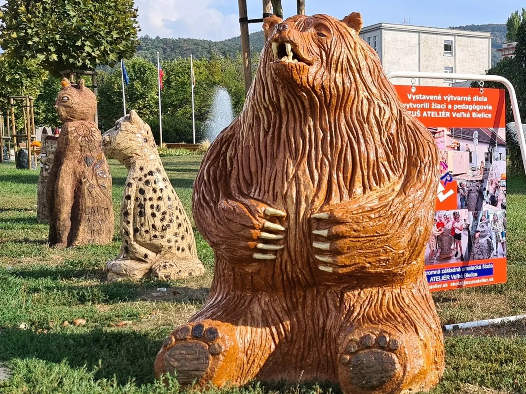 Na námestí sa objavil aj takýto medveď