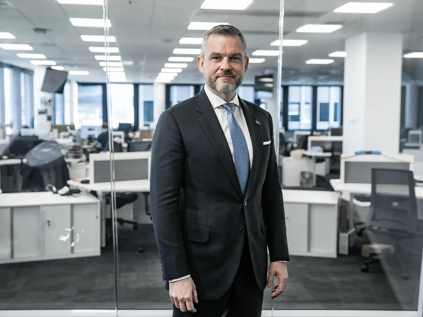 Diskusná relácia "Karty na stôl", ktorej hosťom bol Peter Pellegrini.