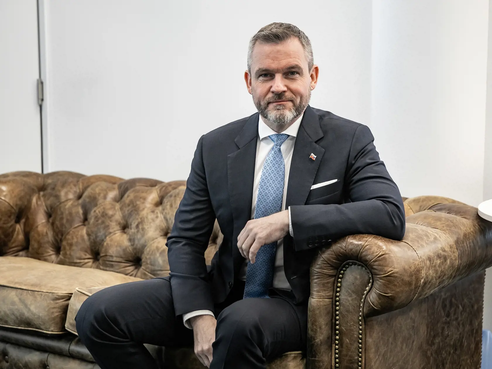 Diskusná relácia "Karty na stôl", ktorej hosťom bol Peter Pellegrini.