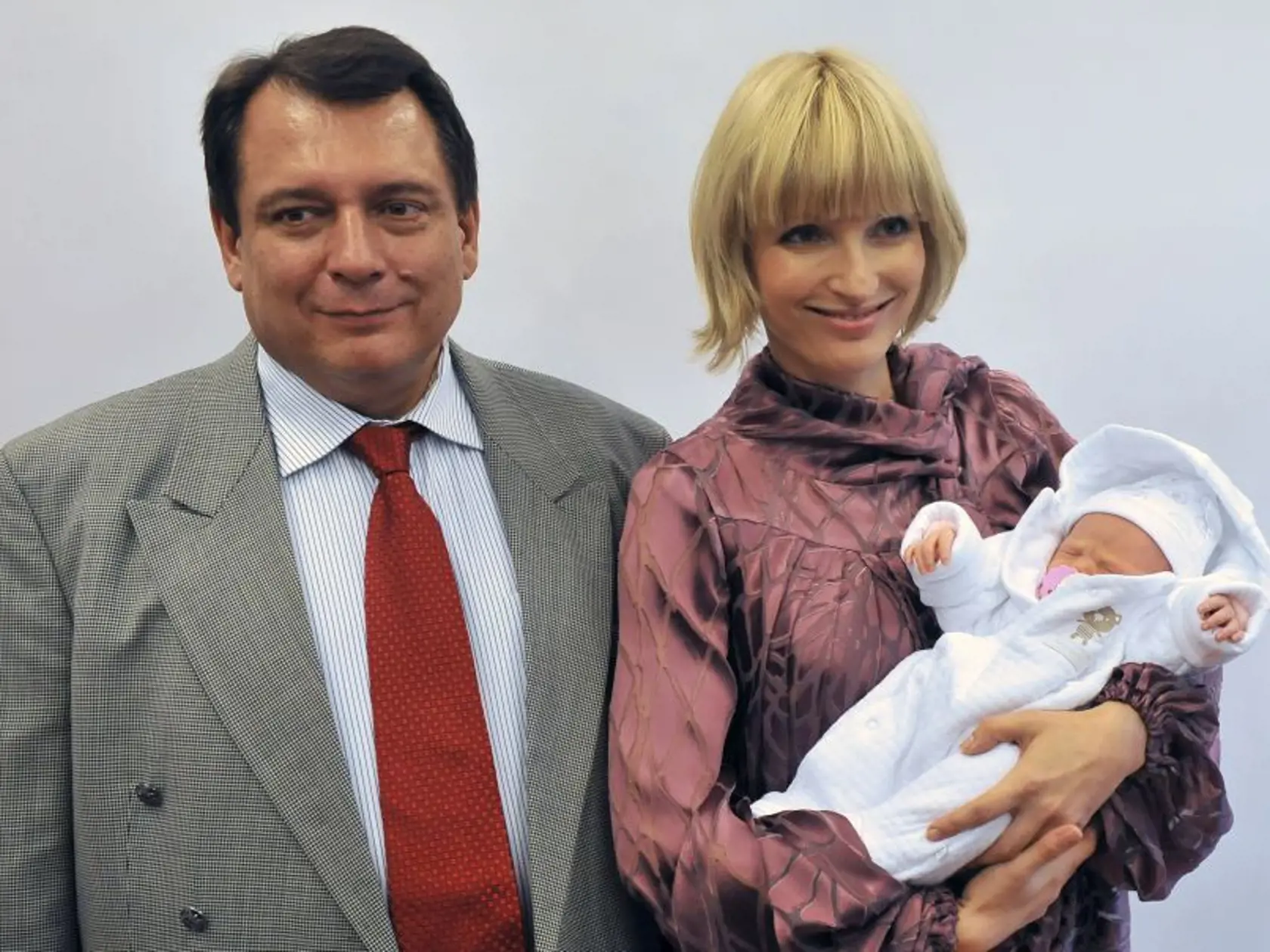 Manželia Paroubkovci s dcérou Margaritou
