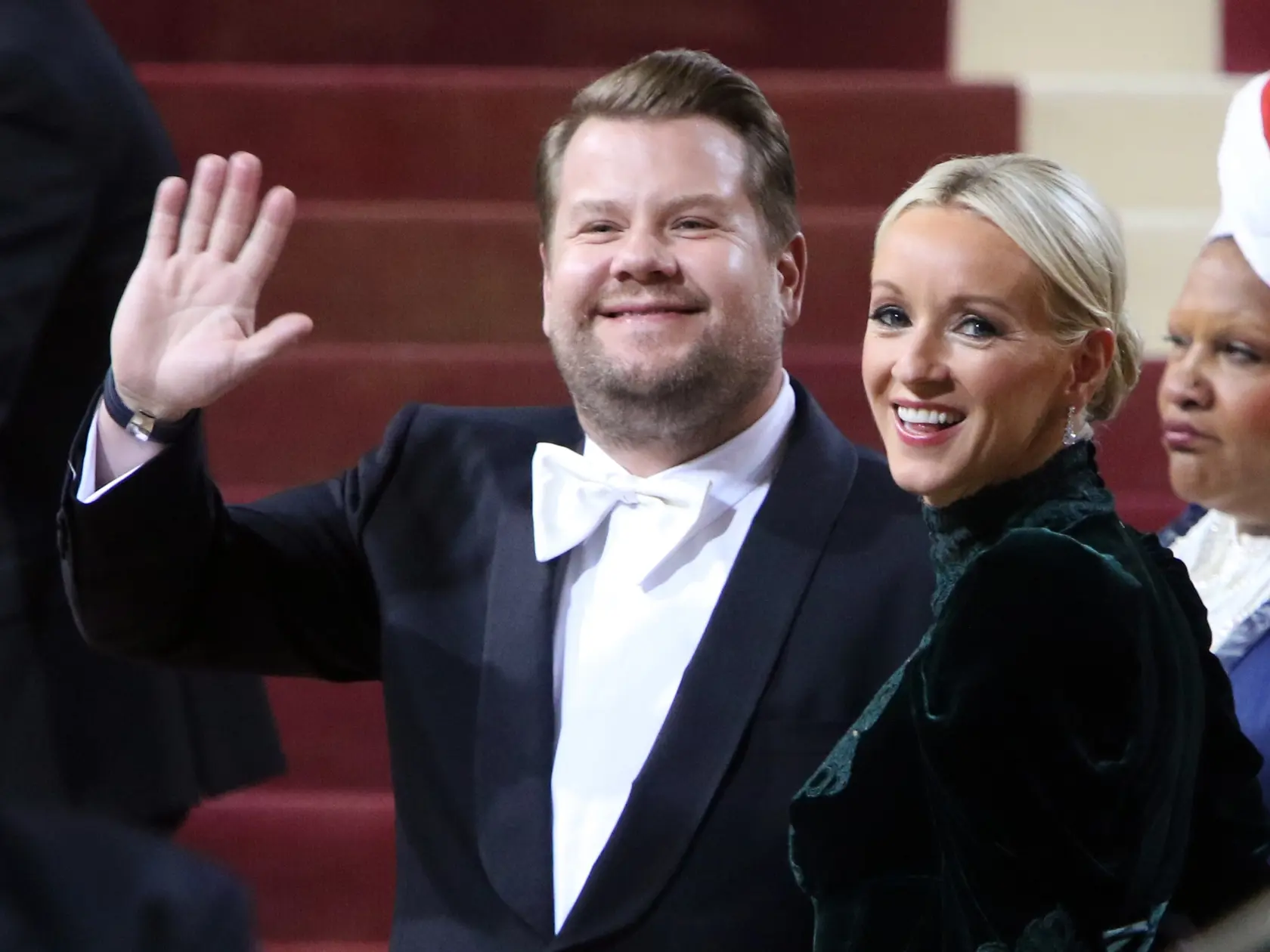 James Corden s manželkou Juliou 