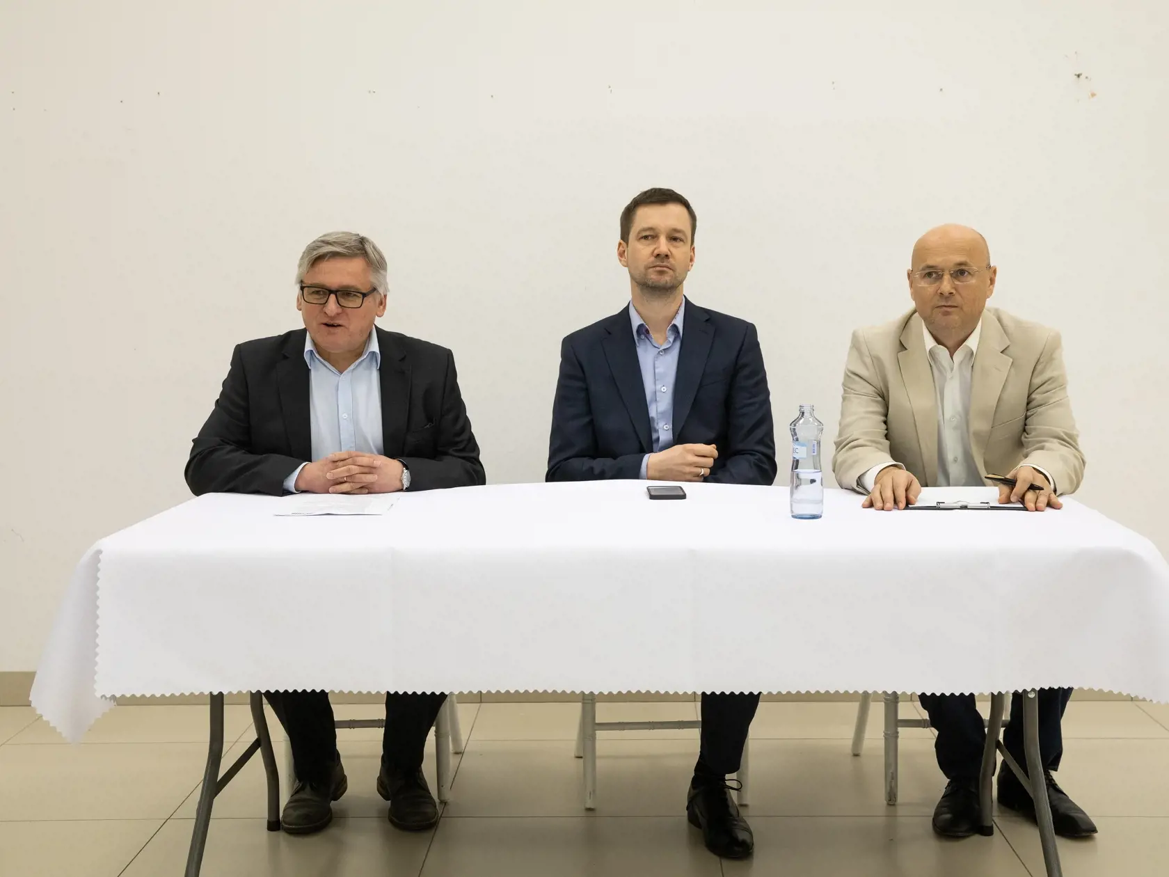 Na snímke je generálny riaditeľ Actionu pre Česko a Slovensko Peter Juliš a Slawomir Nitek.

