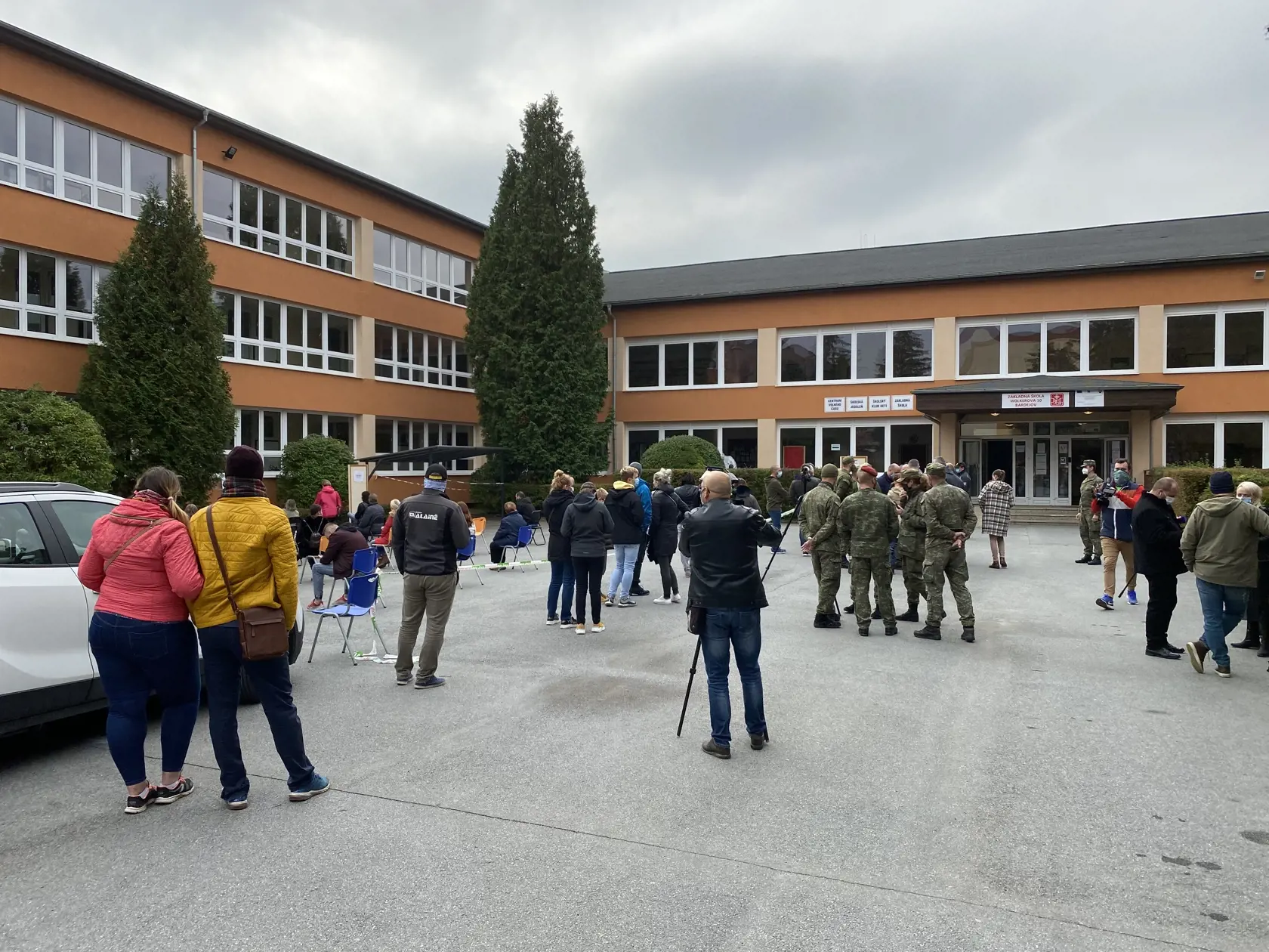 Odberné miesto v Bardejove na Wolkerovej ulici.