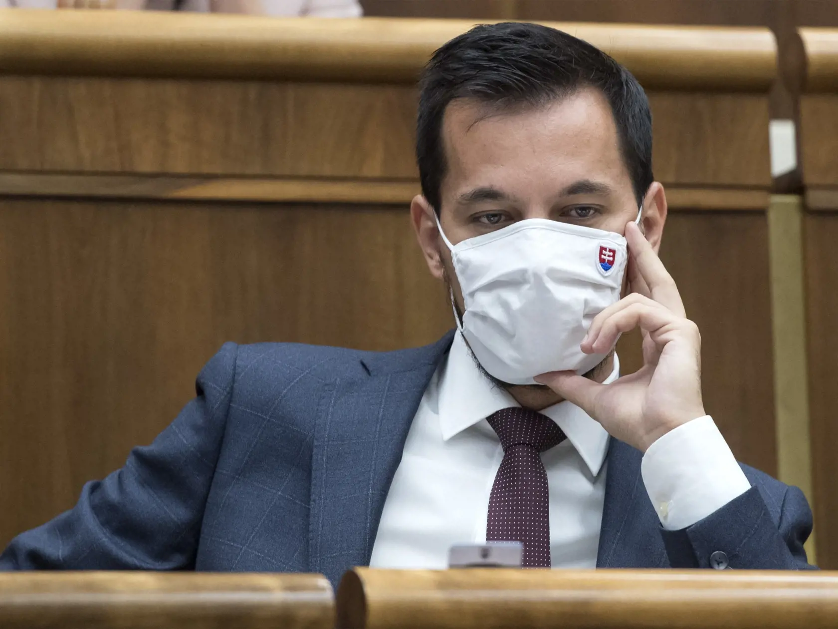 Na snímke je podpredseda parlamentu SR Juraj Šeliga (Za ľudí).