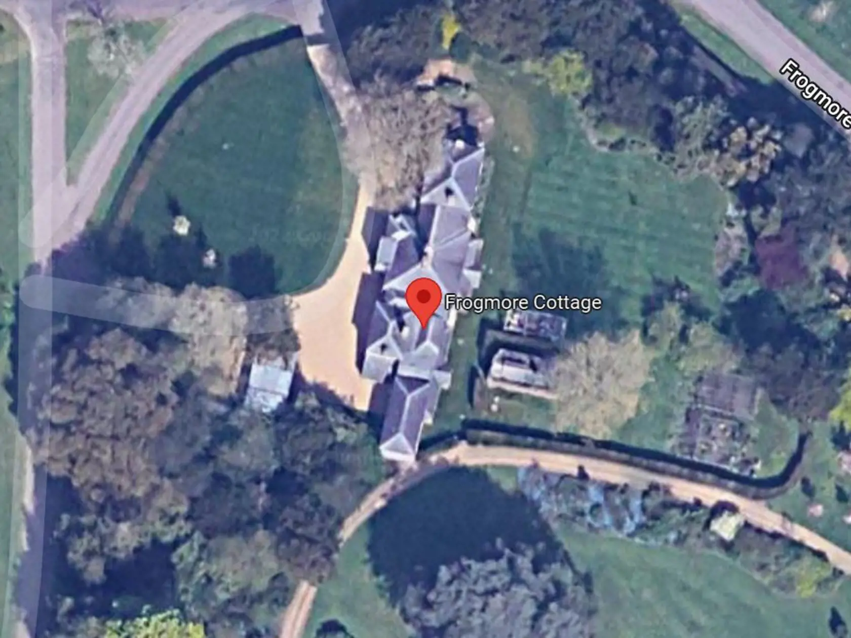 Frogmore Cottage sa nachádza v areáli hradu Windsor.