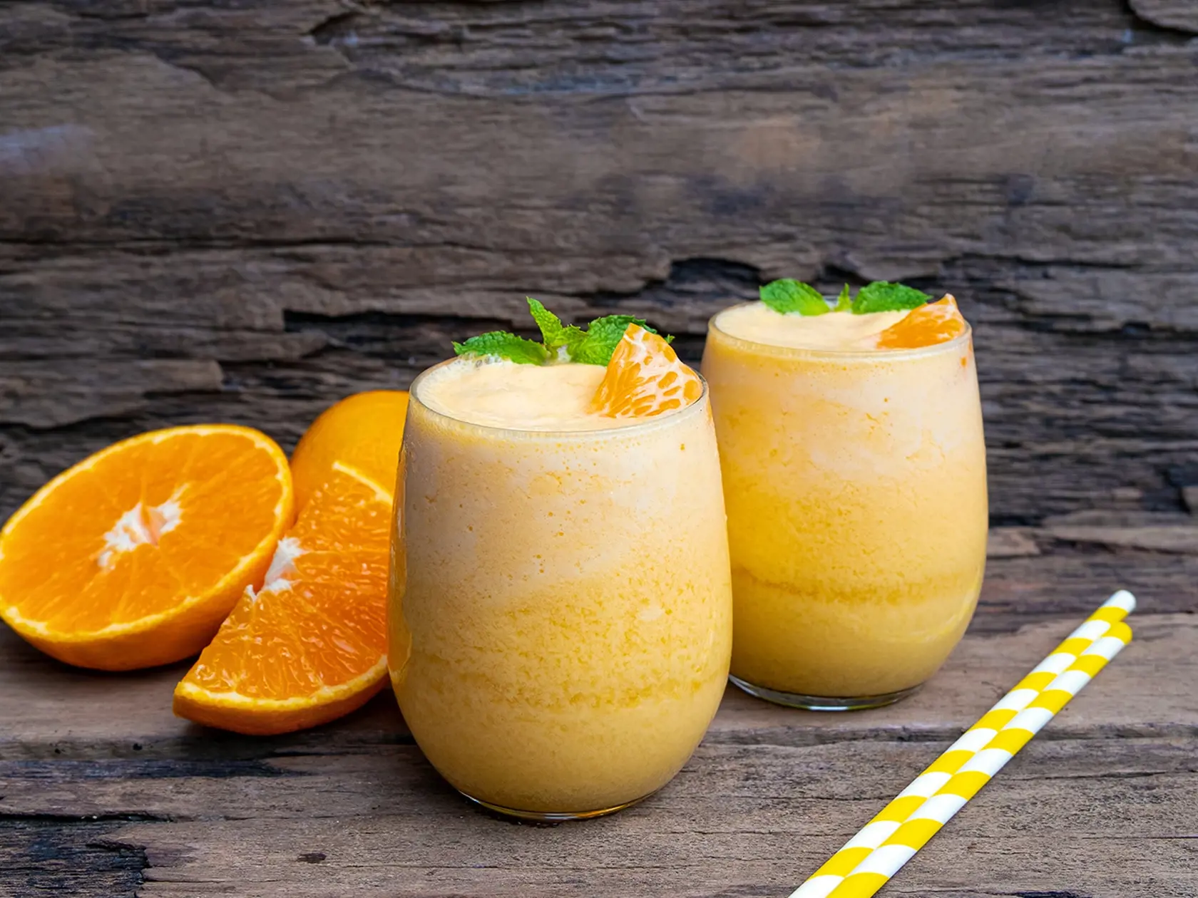 Pomarančové smoothie proti vírusom.