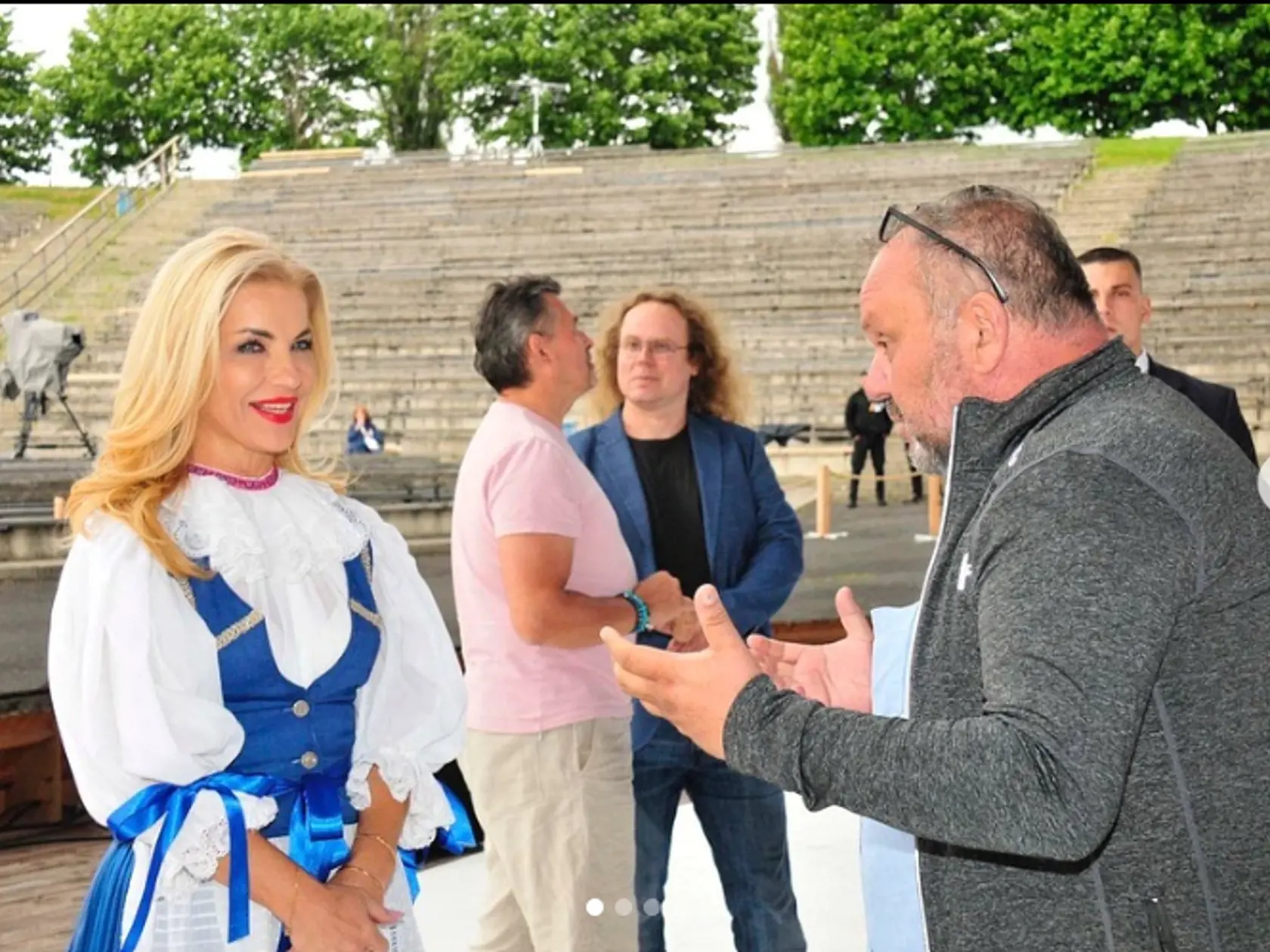 Politici na Folklórnom festivale Východná.