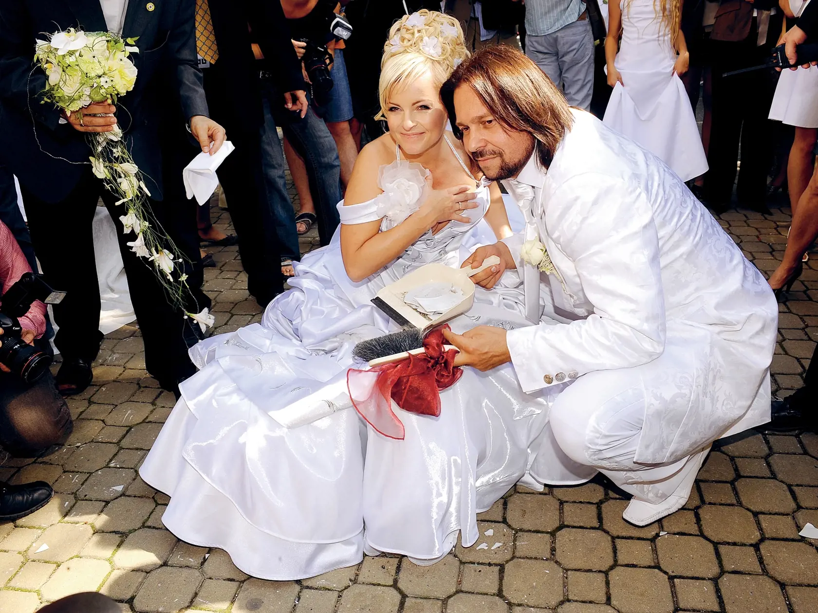 Iveta Bartošová a Jiří Pomeje, svadba