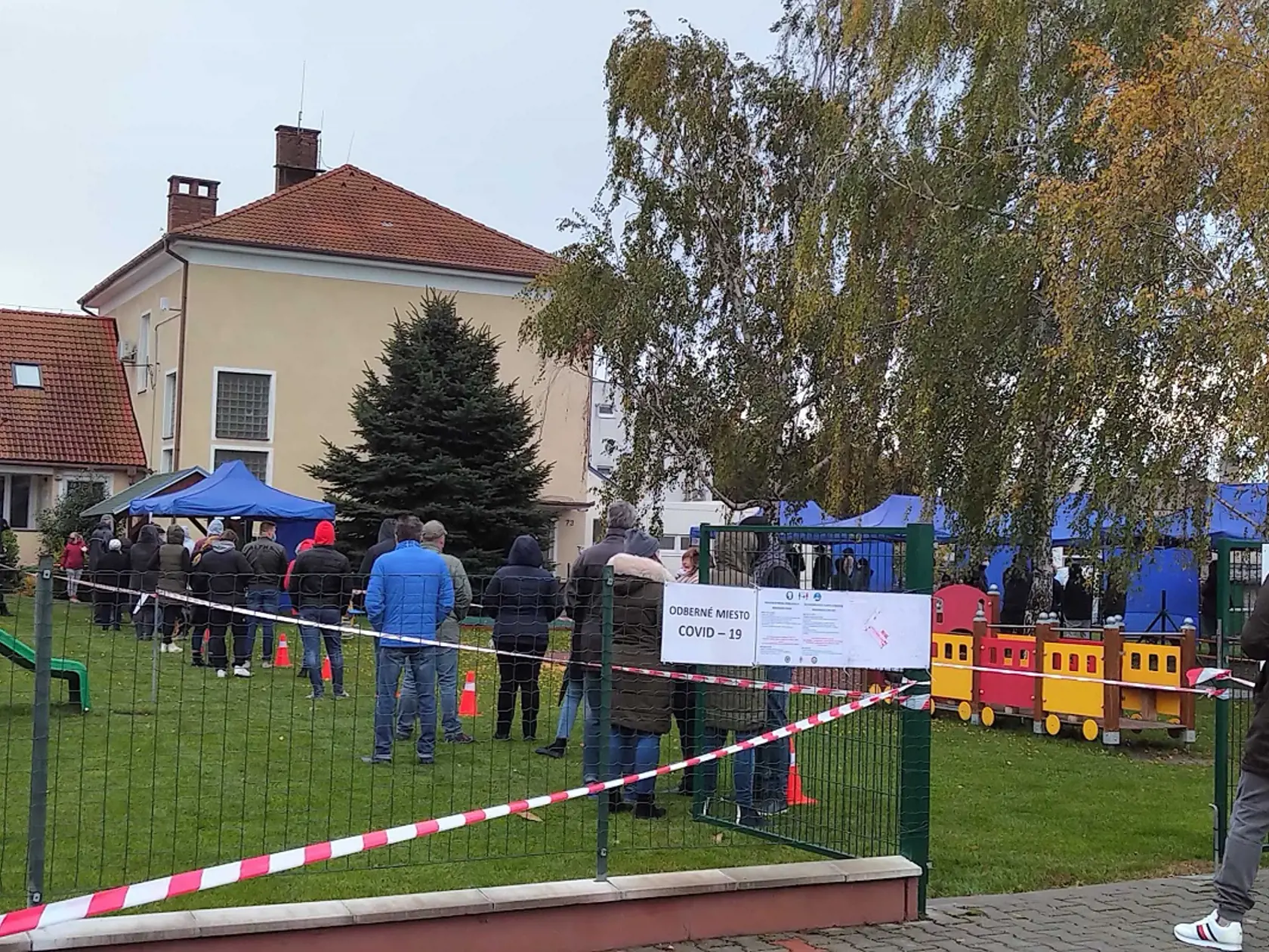 Hrubá Borša, testovanie