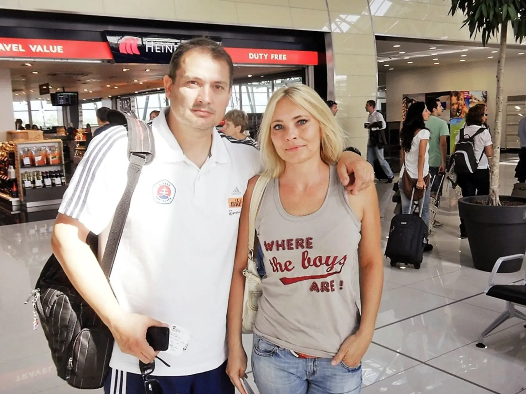 S manželom Zdenom Romanom, technickým riaditeľom