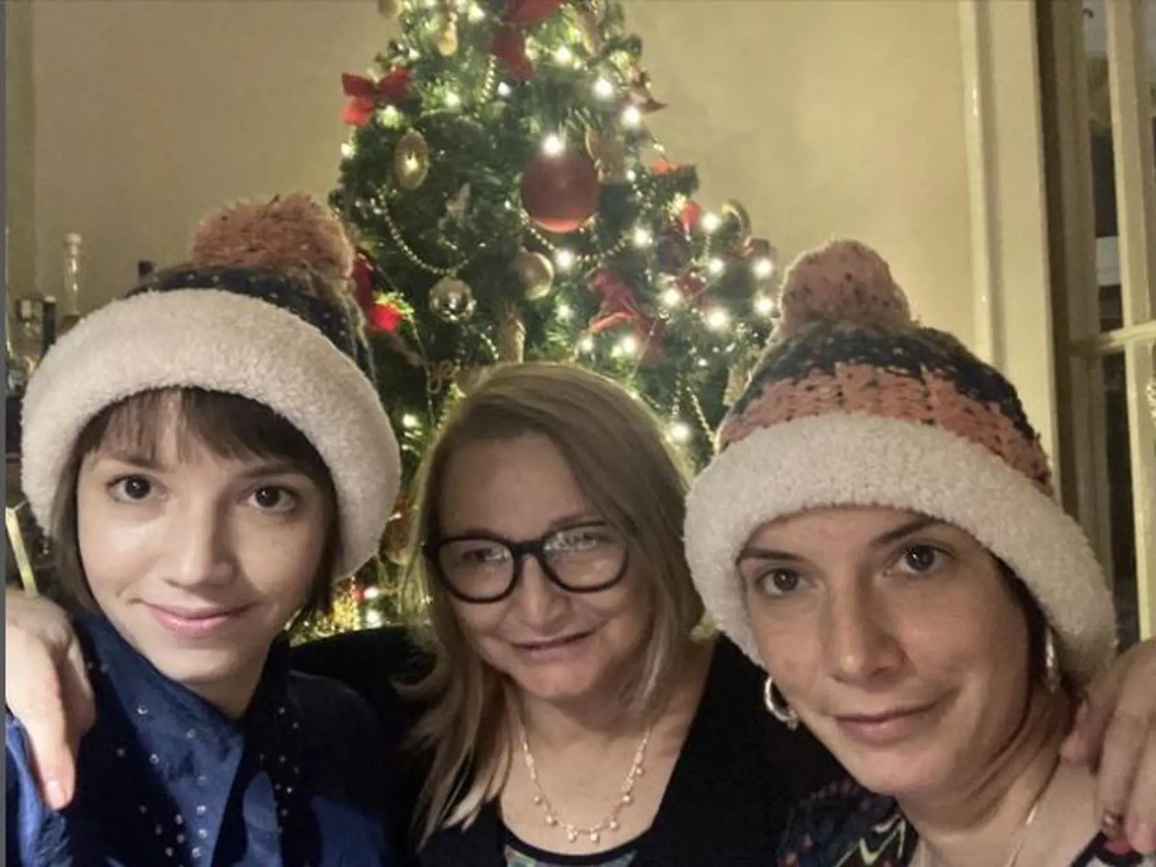 Anka Šišková so svojimi dcérami Terezou a Dorotou.