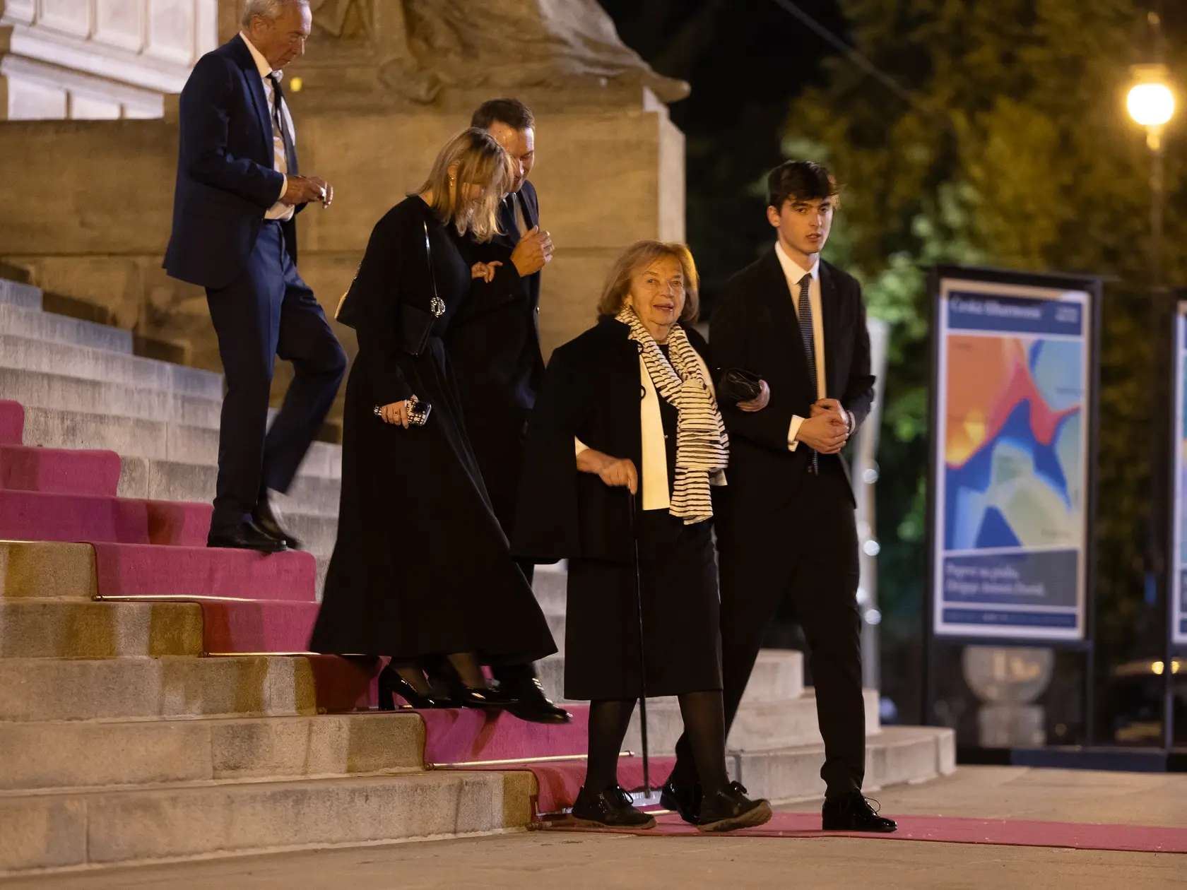 Rozlúčková párty na počesť zosnulého Jiřího Bartošku, legendárneho českého herca a prezidenta filmového festivalu v Karlových Varoch v pražskom Rudolfíne. Na snímke je Livia Klausová.