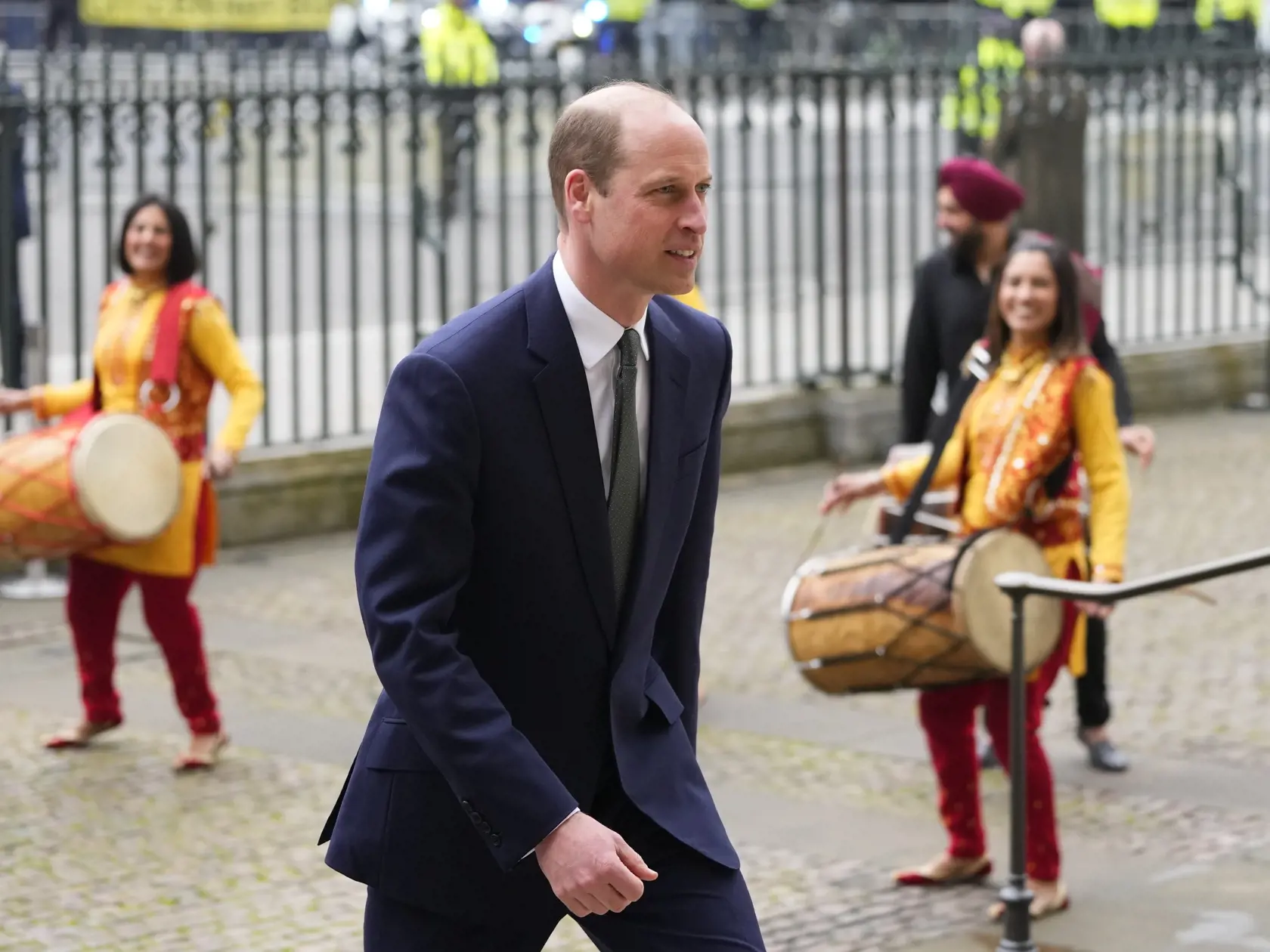 JB 11 Londýn - Britský princ William prichádza na bohoslužbu pri príležitosti osláv Dňa Britského Spoločenstva národov (Commonwealthu) vo Westminsterskom opátstve v Londýne 11. marca 2024. FOTO TASR/AP 

Prince William arrives to attend the annual Commonwealth Day Service of Celebration at Westminster Abbey in London, Monday, March 11, 2024. Commonwealth Day is an annual celebration observed by people all over the Commonwealth in Africa, Asia, the Caribbean and Americas, the Pacific and Europe. 