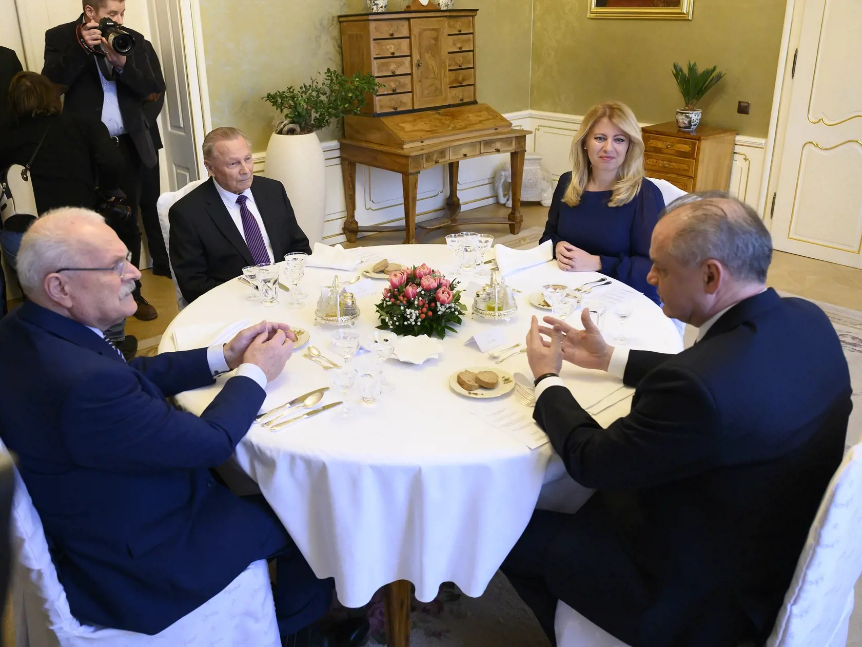 Zuzana Čaputová Rudolf Schuster  Ivan Gašparovič Andrej Kiska