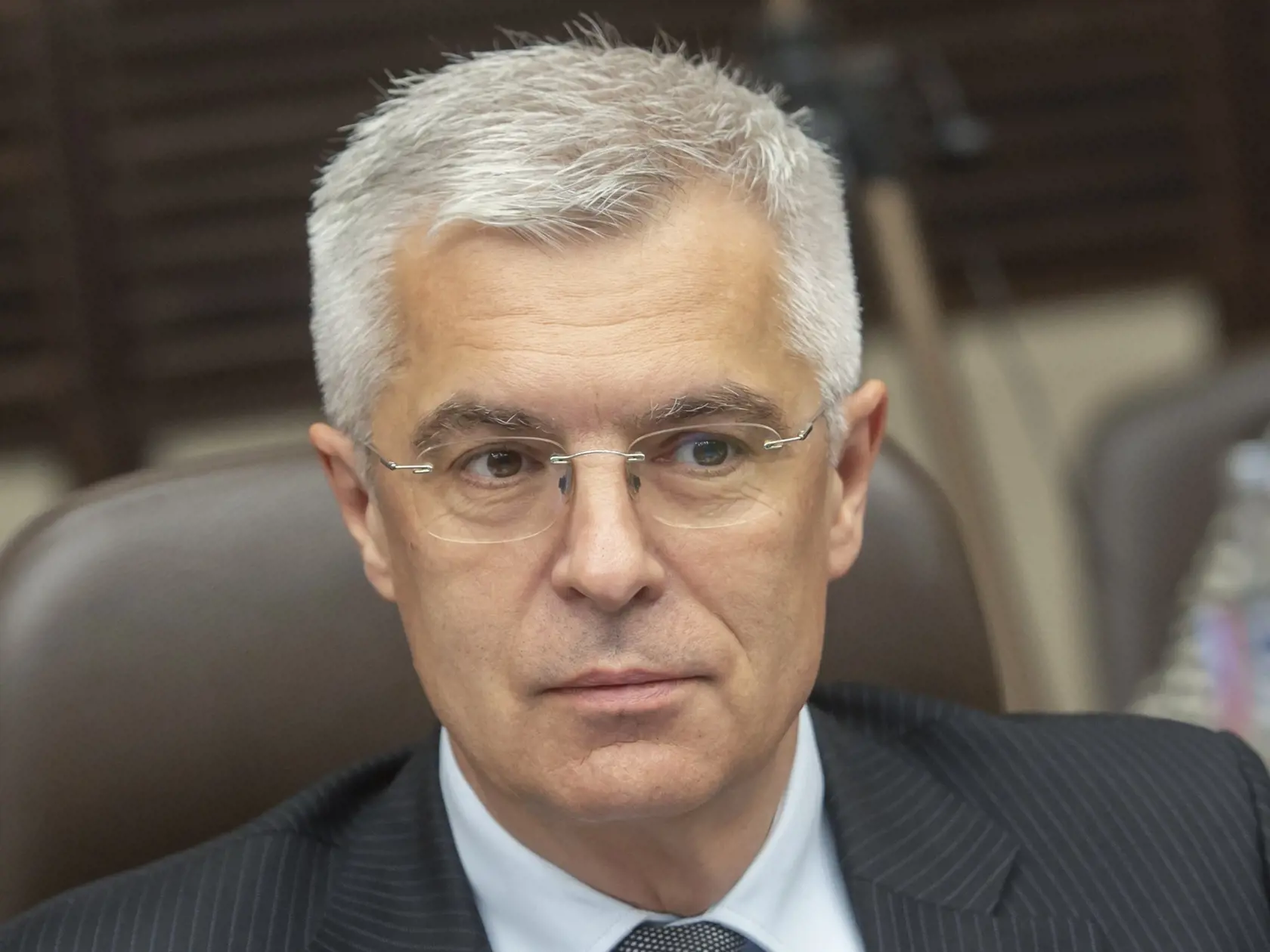 Na snímke minister zahraničných vecí a európskych záležitostí SR Ivan Korčok (nominant SaS) počas 77. rokovania vlády SR 27. apríla 2022 v Bratislave. FOTO TASR - Martin Baumann