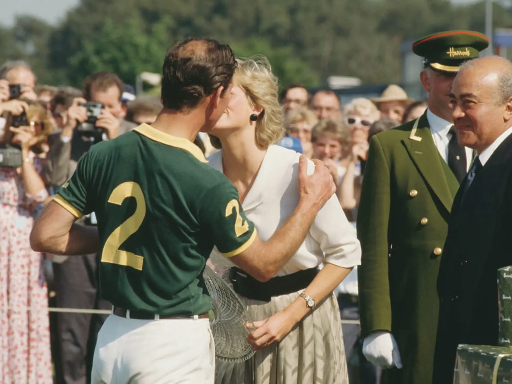 Diana a Charles na konskom póle v roku 1987.