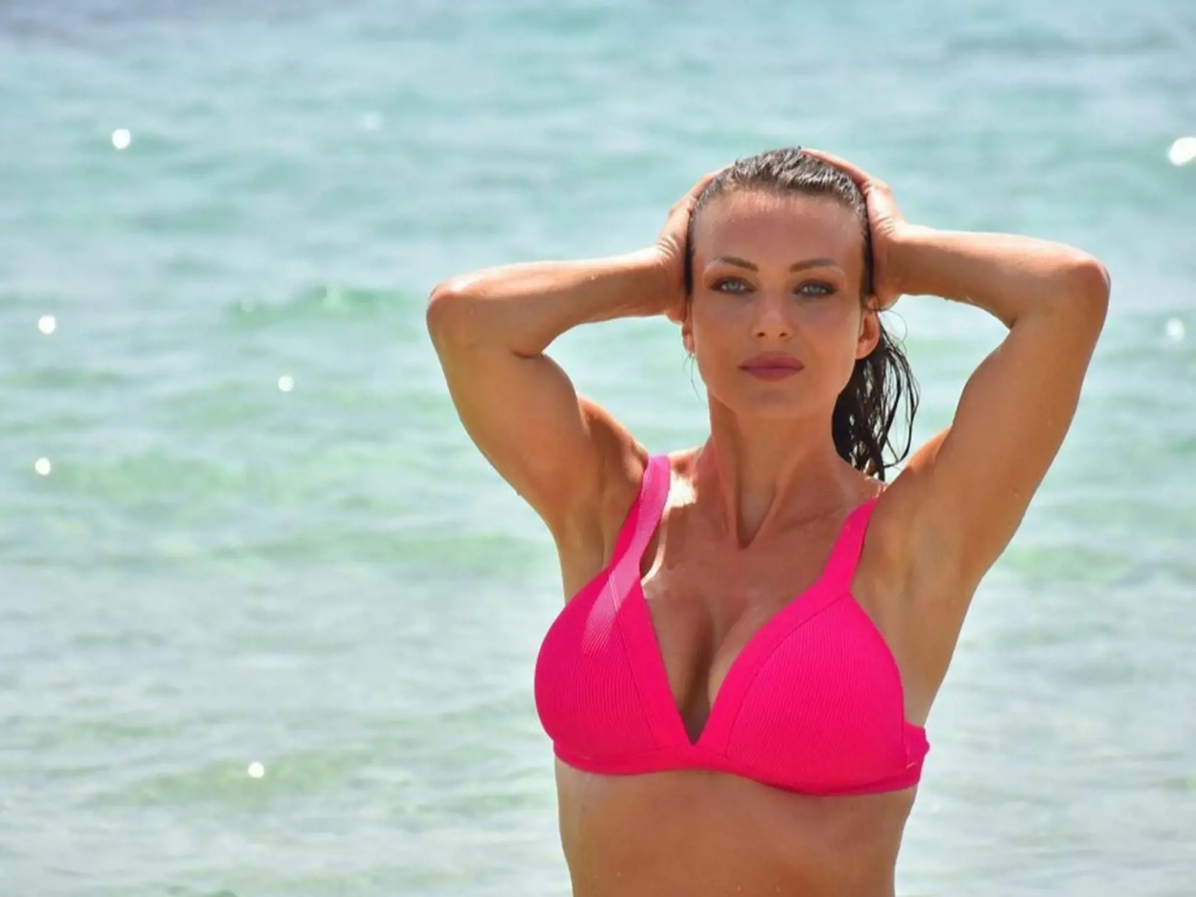 Martina Schindlerová si užívala dovolenku na ostrove Sardínia.