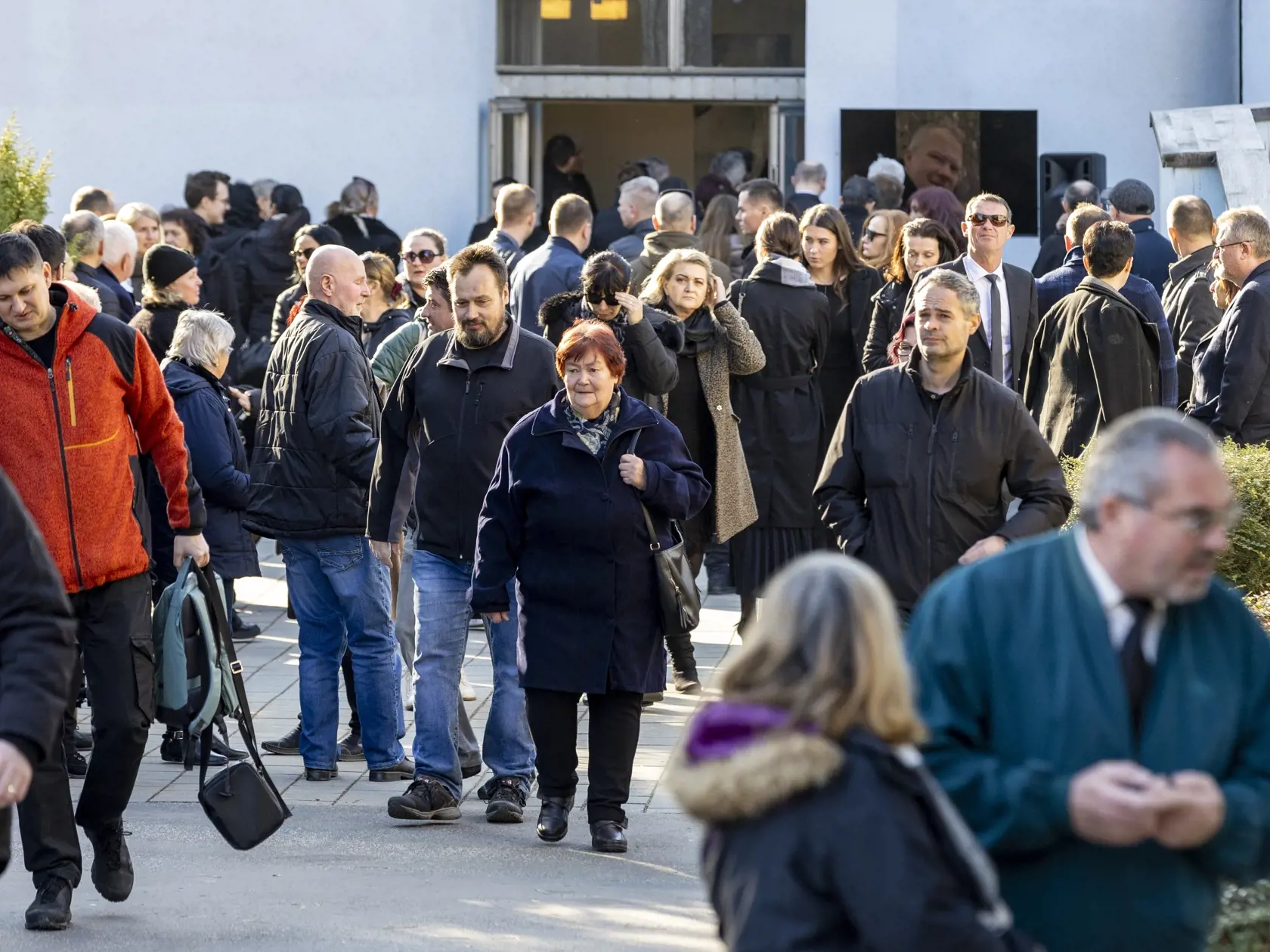 Posledná rozlúčka s Rastislavom Navrátilom, ktorý tragicky zahynul pri leteckom nešťastí. 