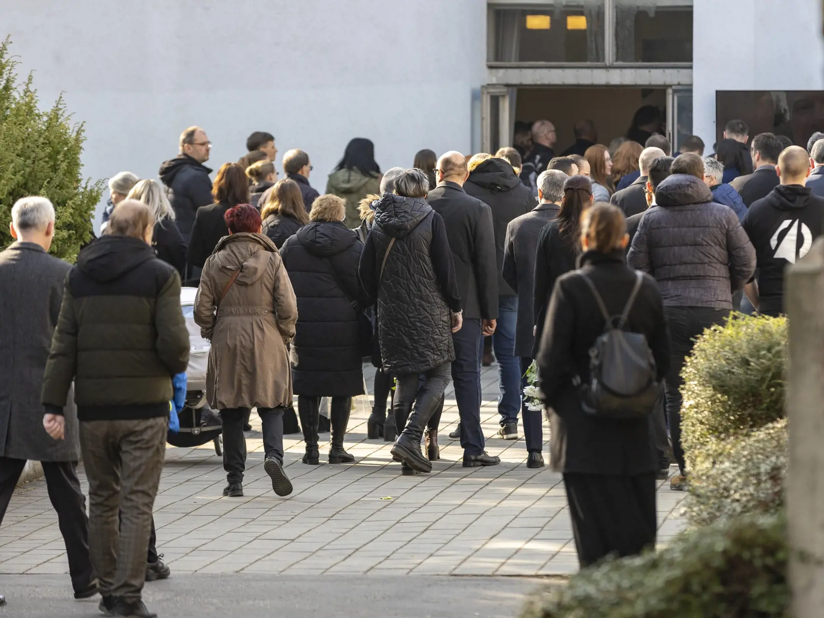 Posledná rozlúčka s Rastislavom Navrátilom, ktorý tragicky zahynul pri leteckom nešťastí. 