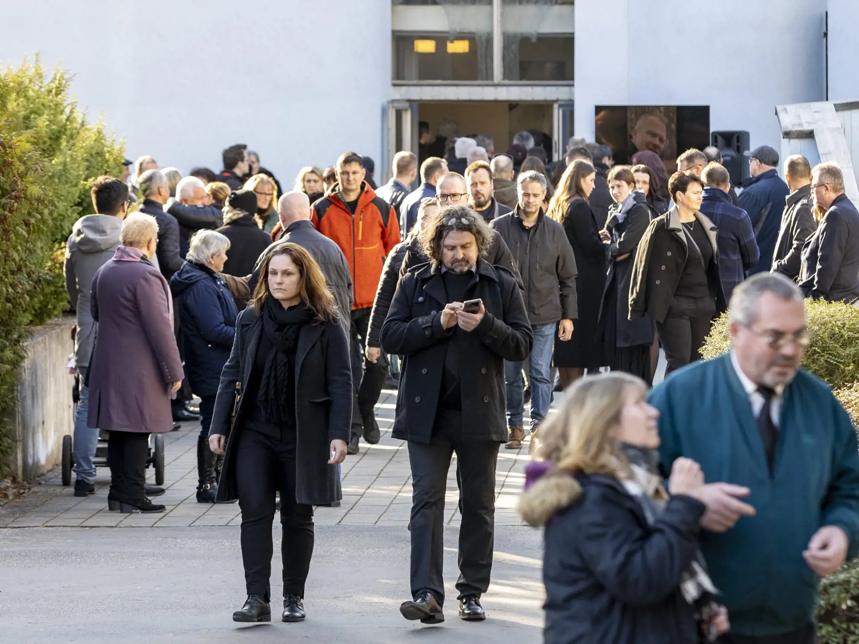 Posledná rozlúčka s Rastislavom Navrátilom, ktorý tragicky zahynul pri leteckom nešťastí. 