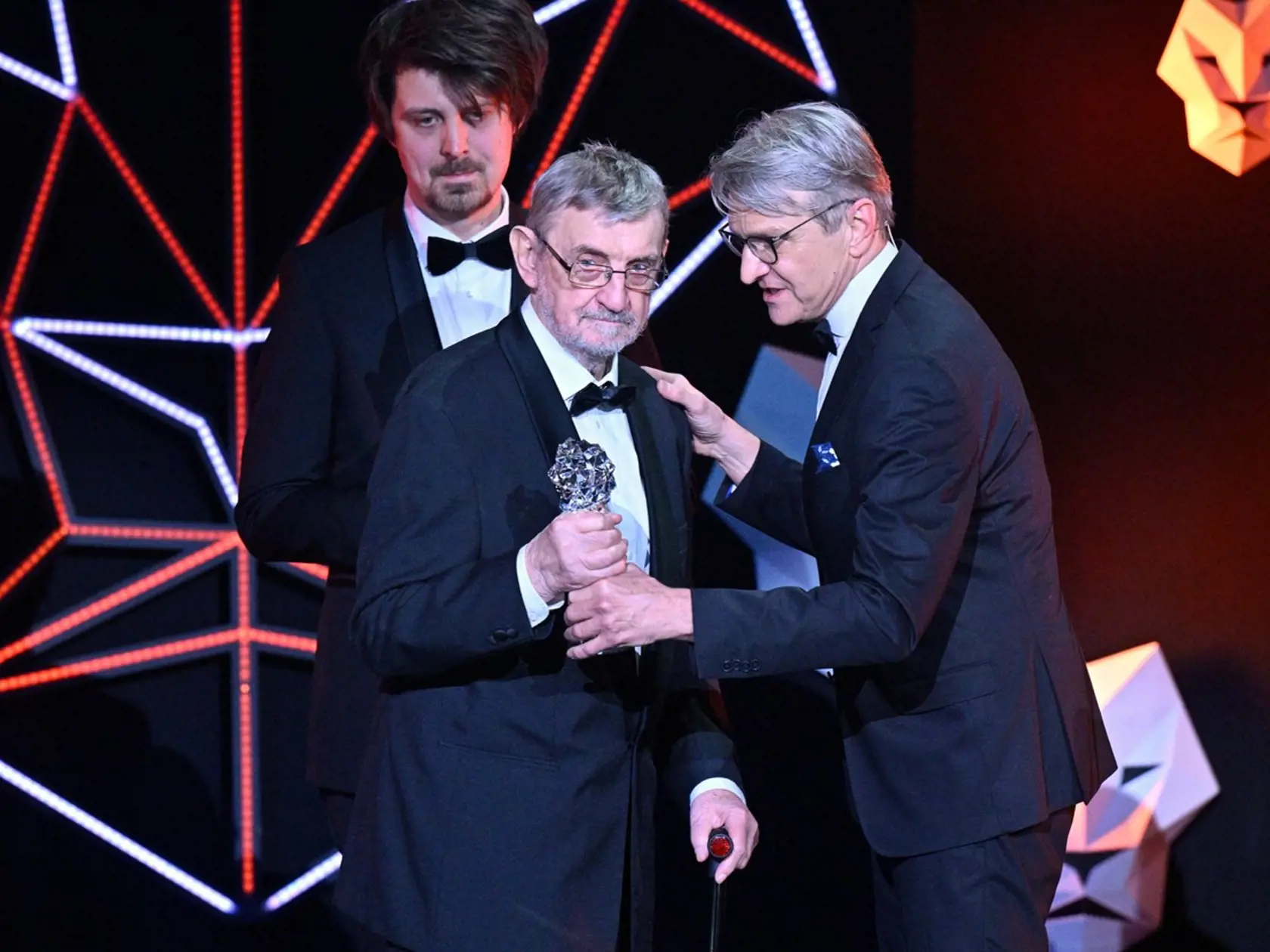 Jubilejný 30. ročník udeľovania českých filmových ocenení Český lev: Jan Jíra, filmový distribútor, Jan Svěrák, režisér