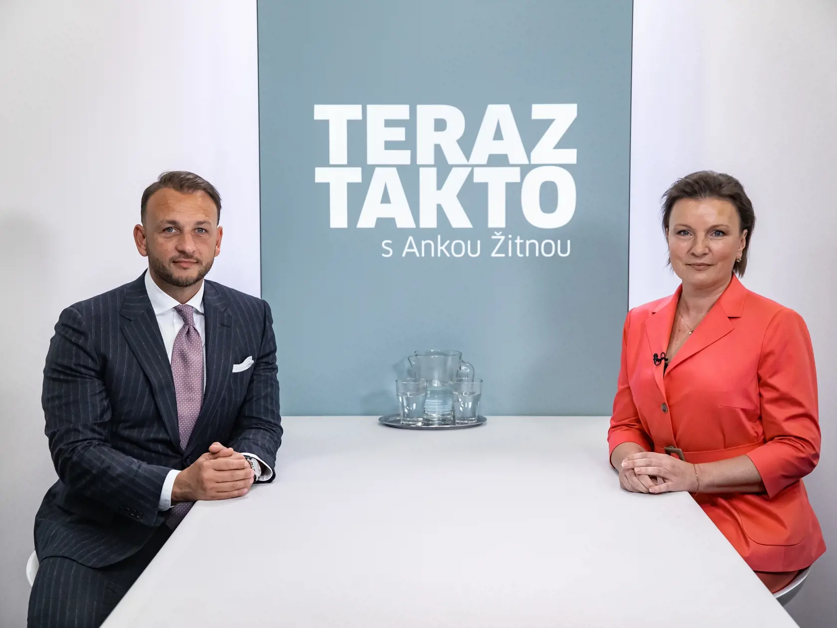 Diskusná relácia “Teraz takto s Ankou Žitnou”, ktorej hosťom bol minister vnútra Matúš Šutaj Eštok.