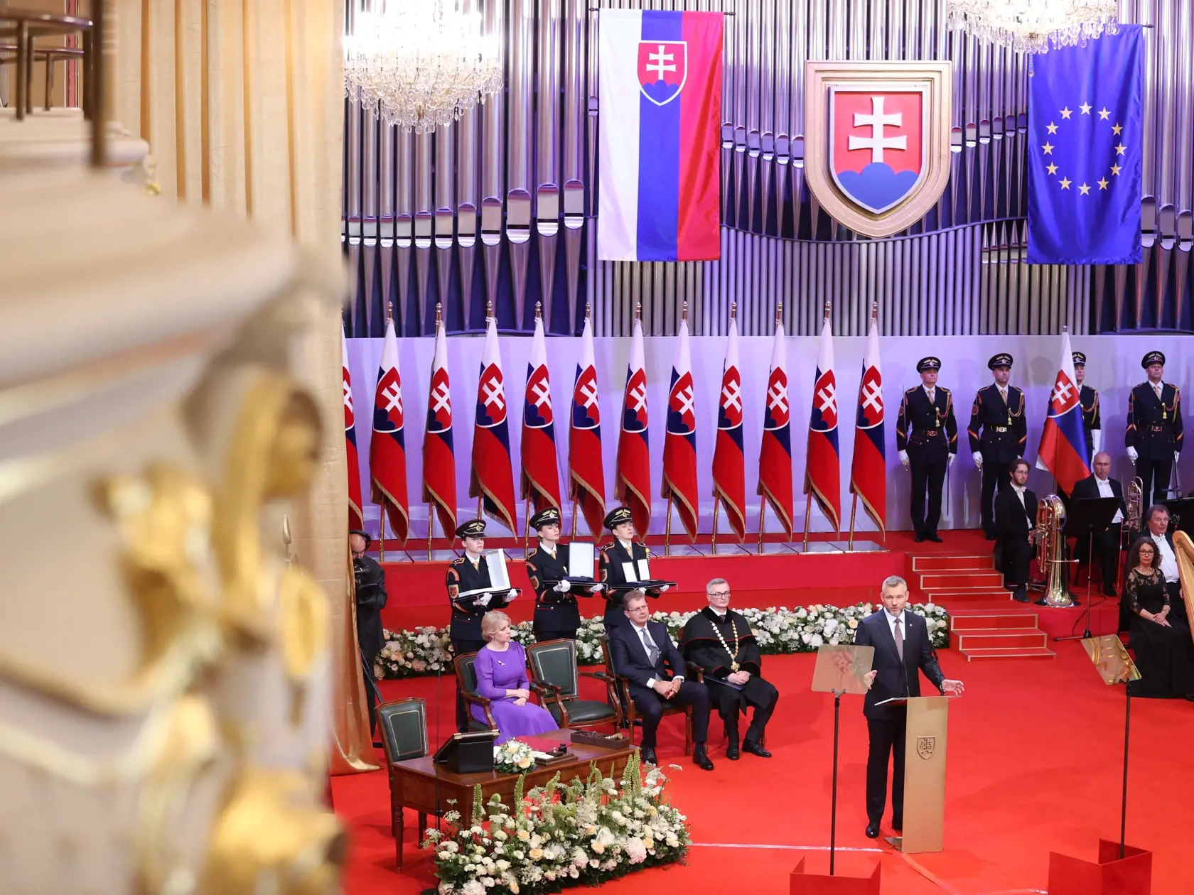 Inaugurácia nového prezidenta Slovenskej republiky Petra Pellegriniho.