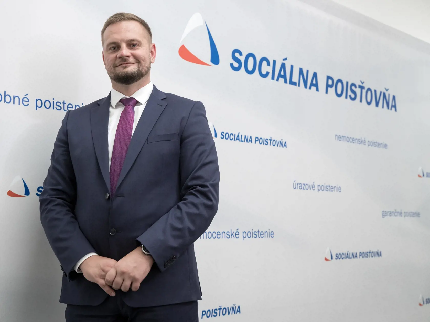 Na snímke Ing. Juraj Káčer, generálny riaditeľ Sociálnej poisťovne.