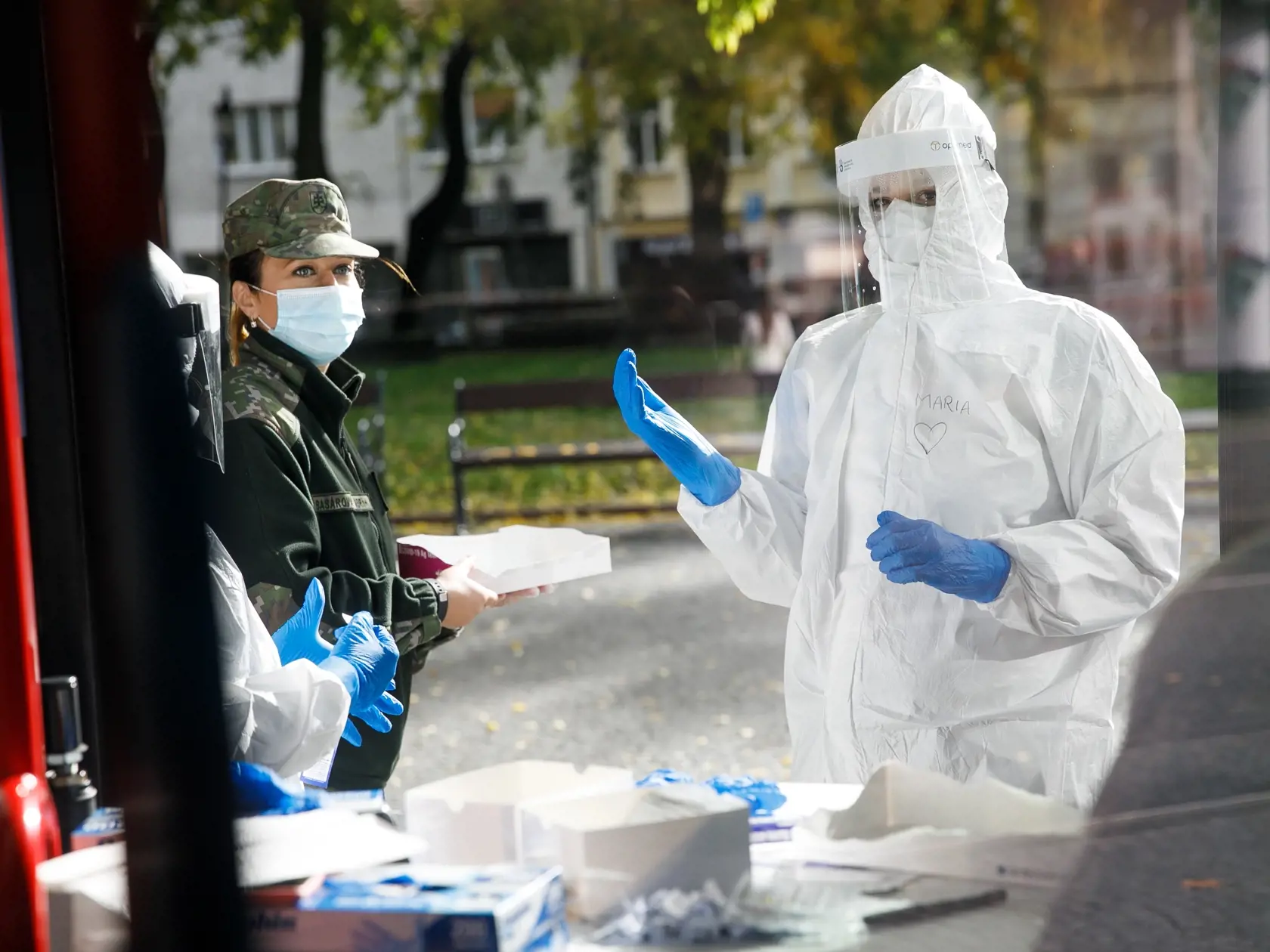 Testovanie na Hviezdoslavovom námestí
