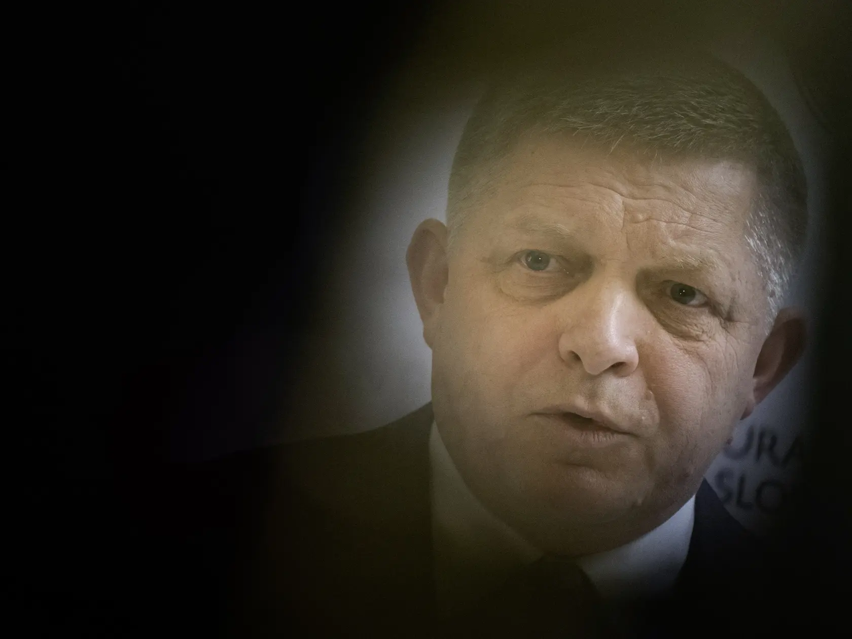 Na snímke predseda vlády SR Robert Fico (Smer-SD) počas tlačovej konferencie po mimoriadnej 84. schôdzi vlády SR 31. marca 2025 v Bratislave. FOTO TASR - Martin Baumann