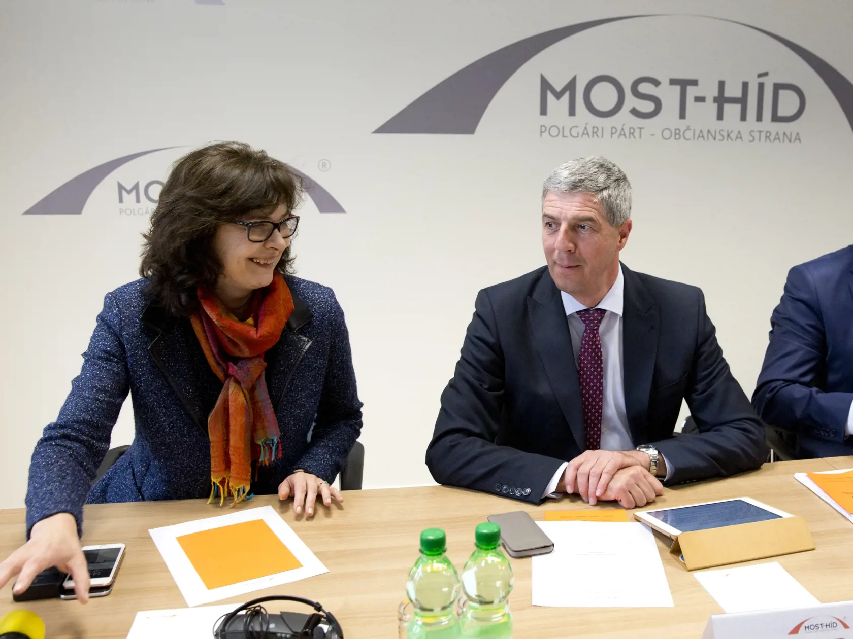 Republikova rada Most-Hid
Na obr. Lucia Žitňanská, Béla Bugár