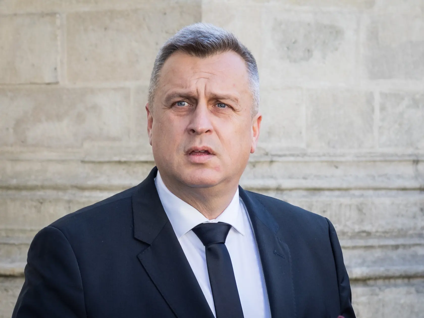 Pohreb Štefana Kvietika. Na snímke Andrej Danko.