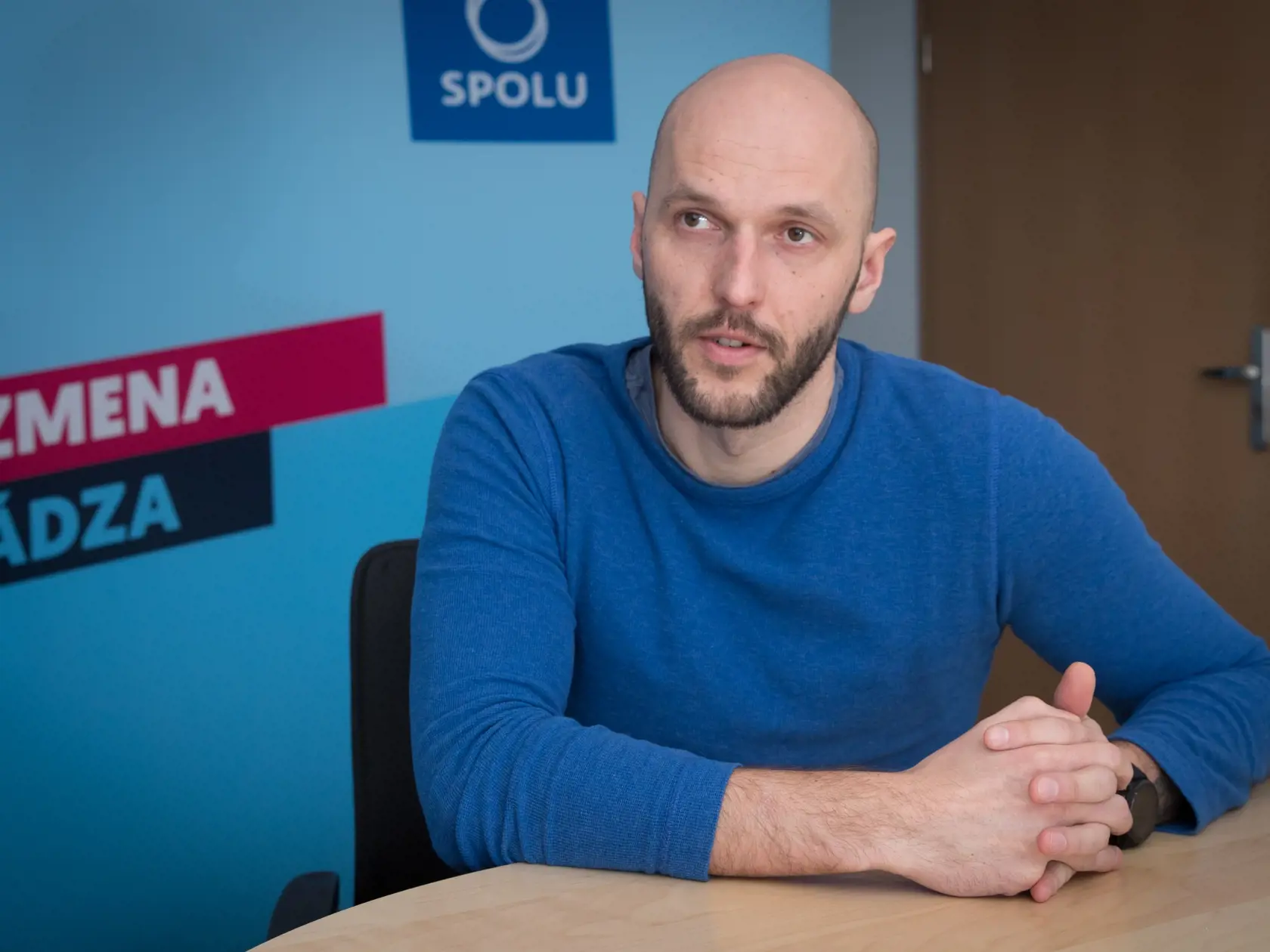 Líder koalície strán Progresívne Slovensko-Spolu Michal Truban.