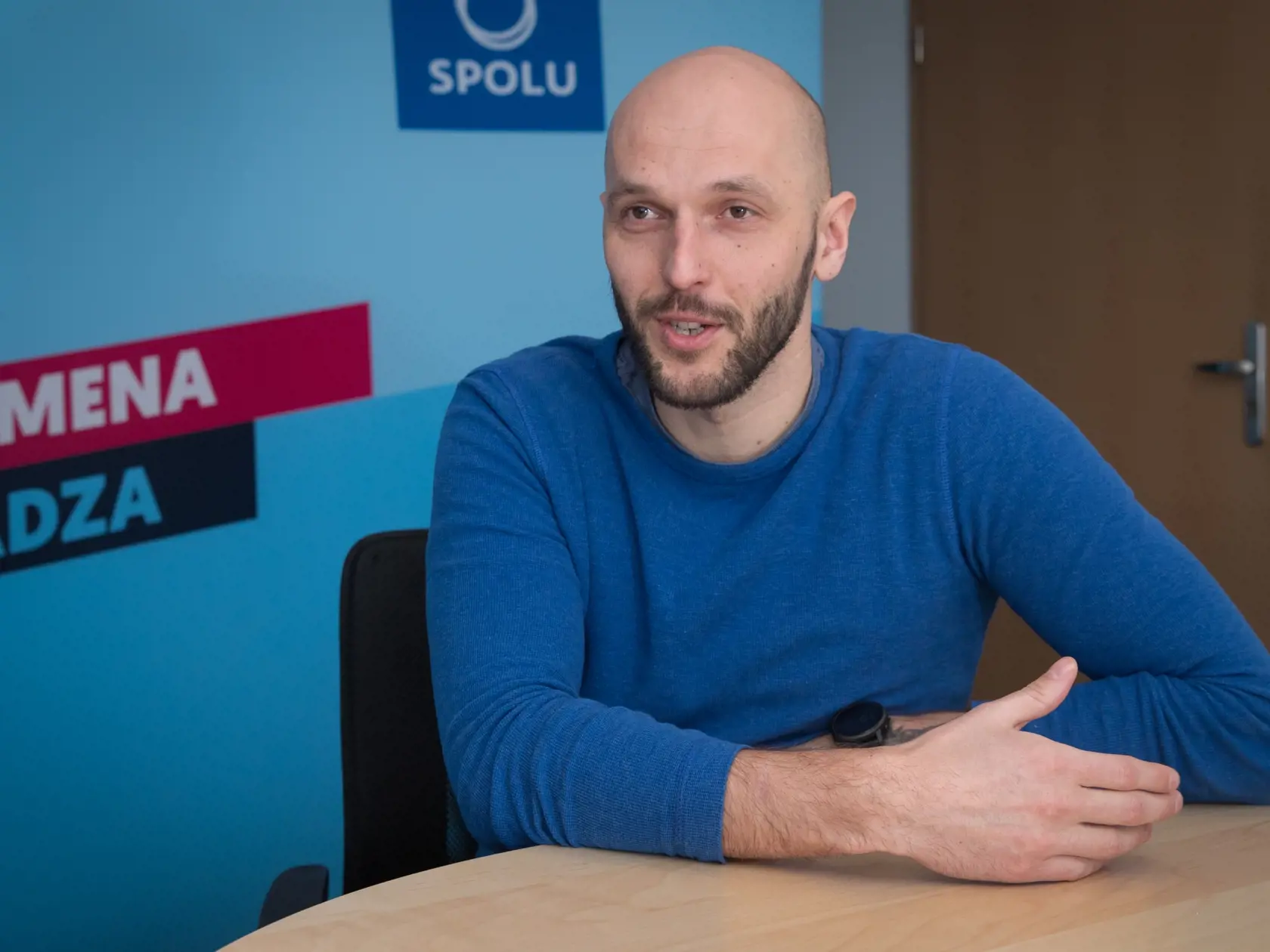 Líder koalície strán Progresívne Slovensko-Spolu Michal Truban.