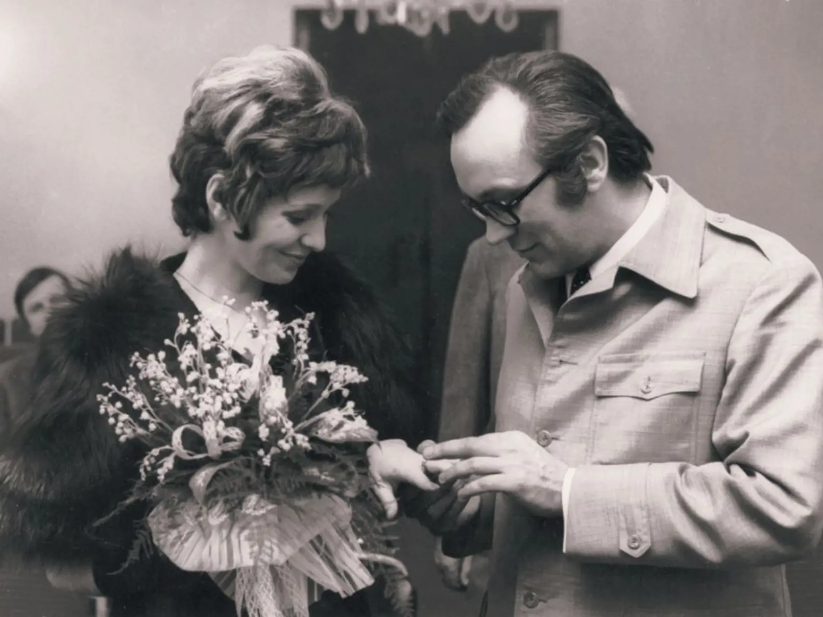 Tajná svadba vo februári 1974.