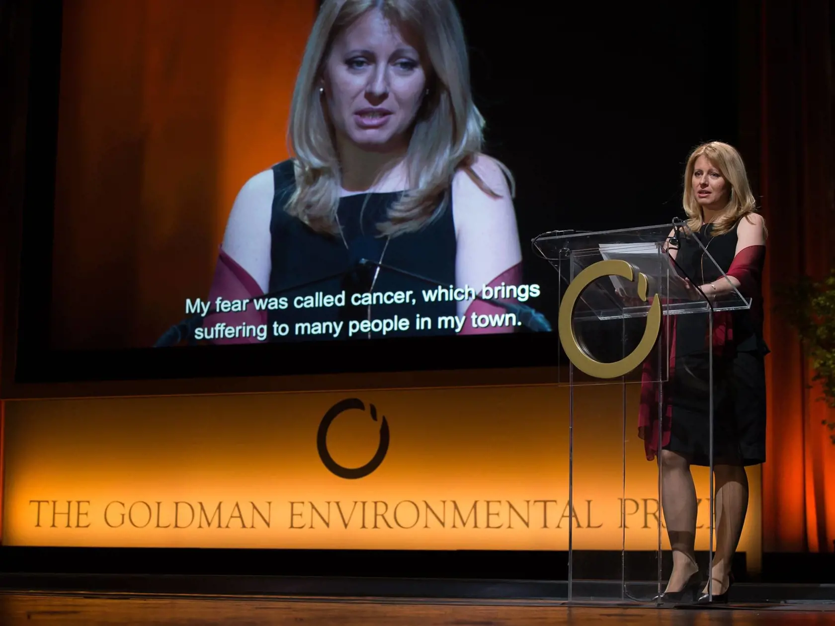 Zuzana Čaputová získala prestížnu enviromentálnu cenu.