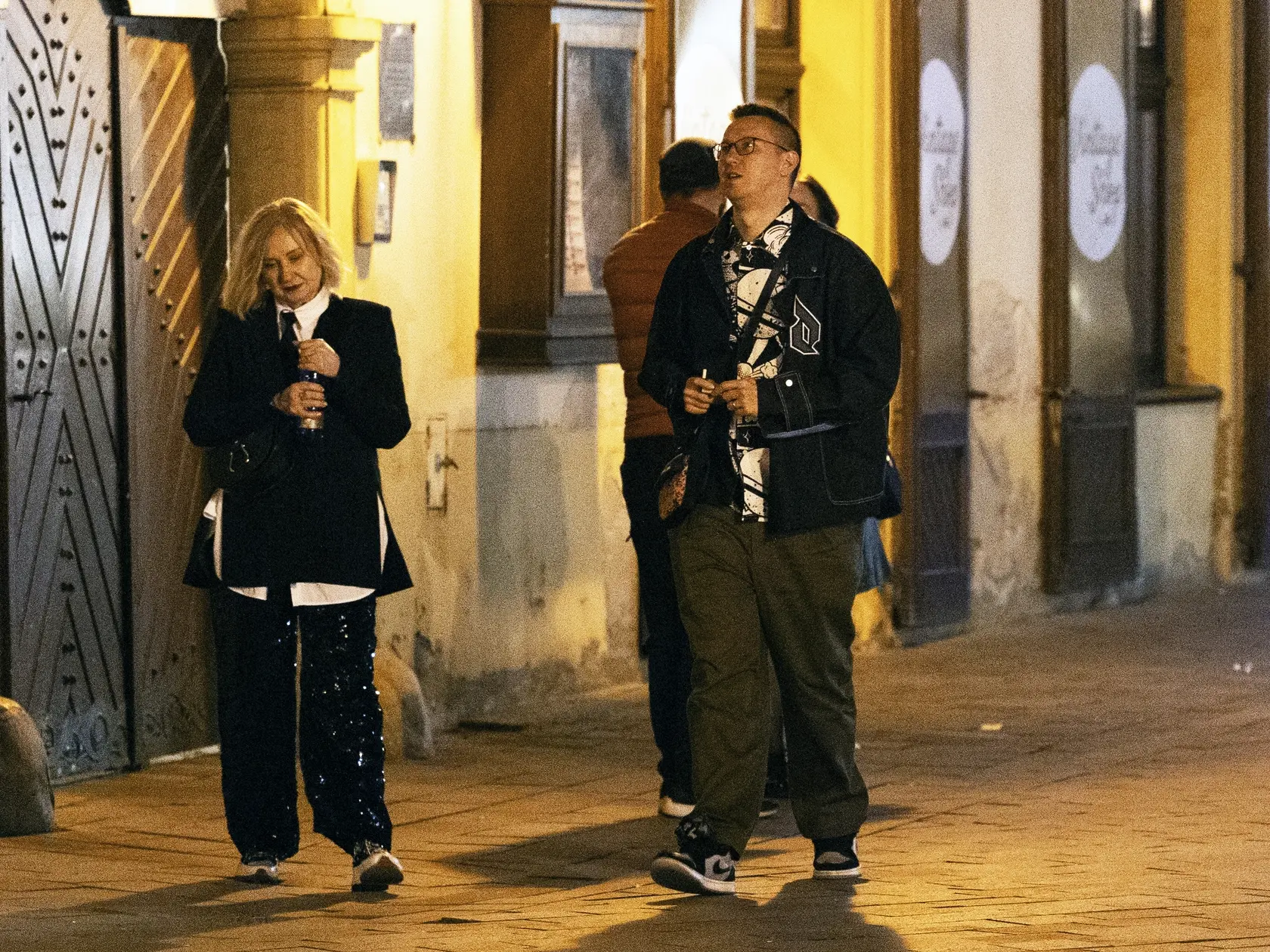 Ukázal sa aj režisér Jakub Kroner s mamou. 
