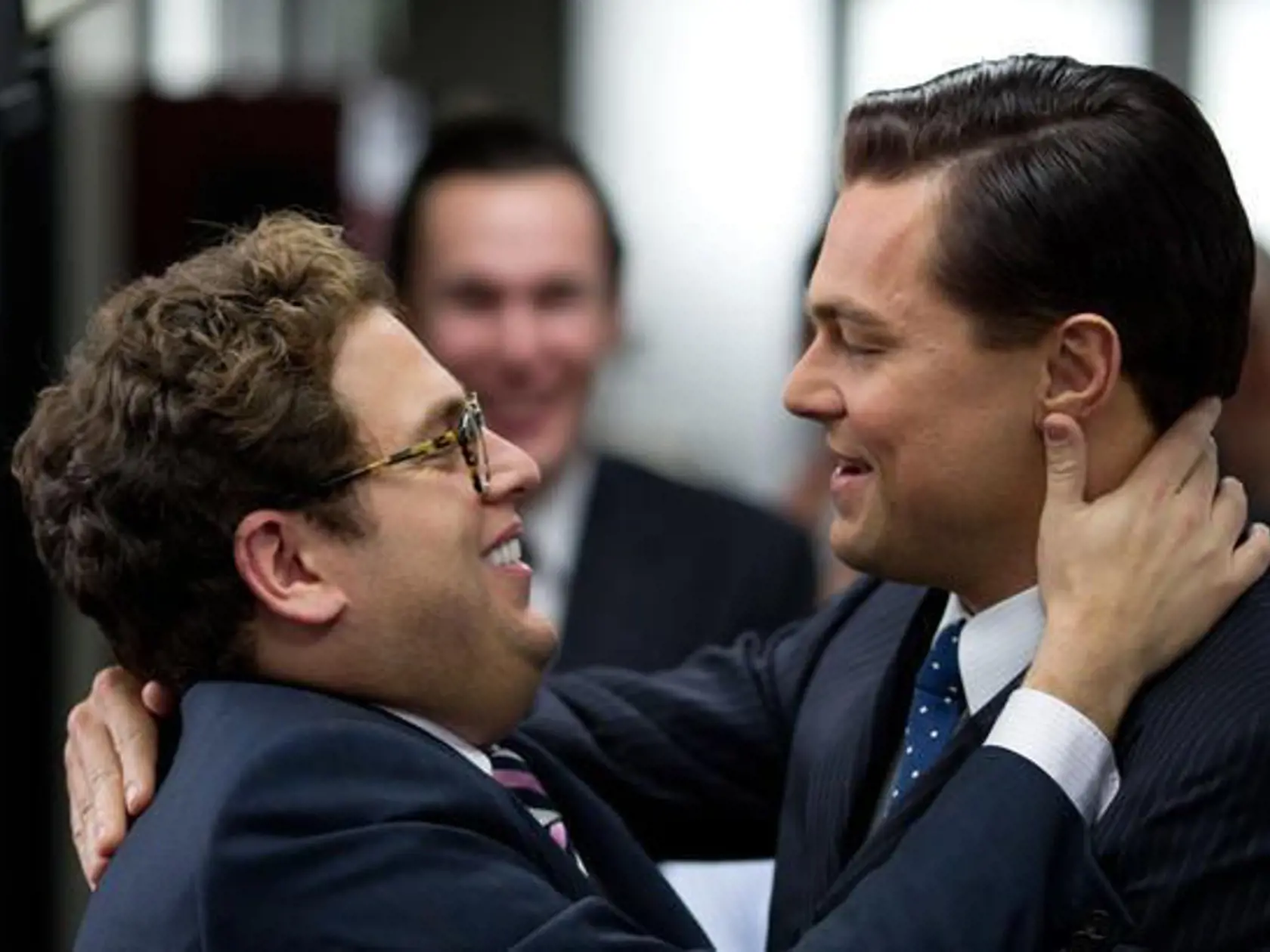 Záber z filmu Vlk z Wall Street.