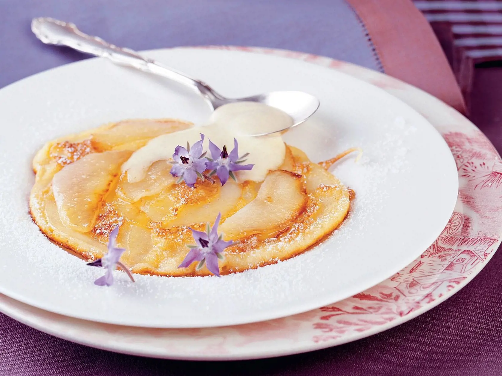 Hruškové palacinky s medom