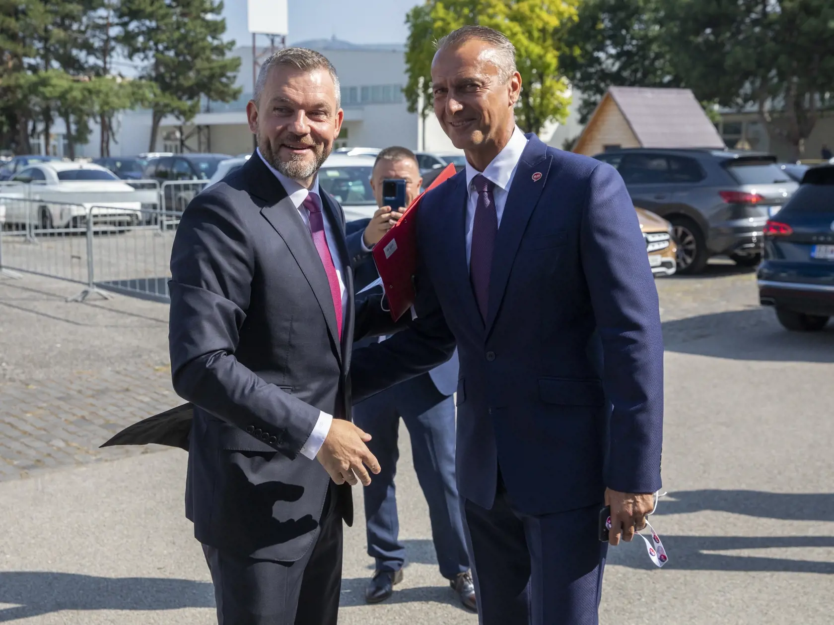 Snem politickej strany Hlas-SD v Nitre
Peter Pellegrini a Richard Raši