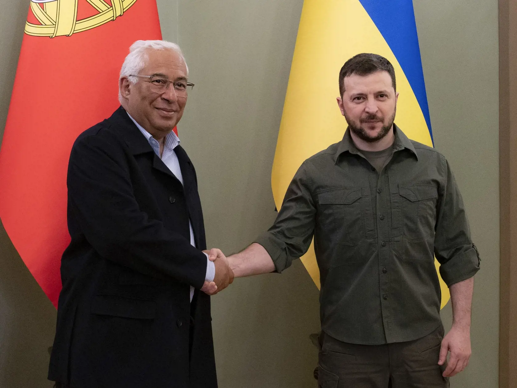 Portugalský premiér António Costa navštívil Ukrajinu.
