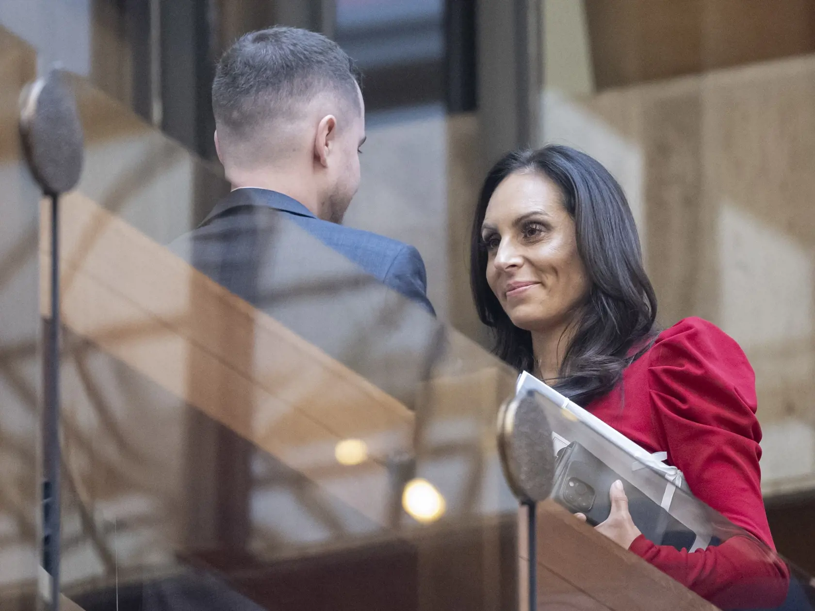 Na snímke ministerka zdravotníctva SR Zuzana Dolinková (Hlas-SD) prichádza na 8. schôdzu vlády SR v stredu 6. decembra 2023 v Bratislave.