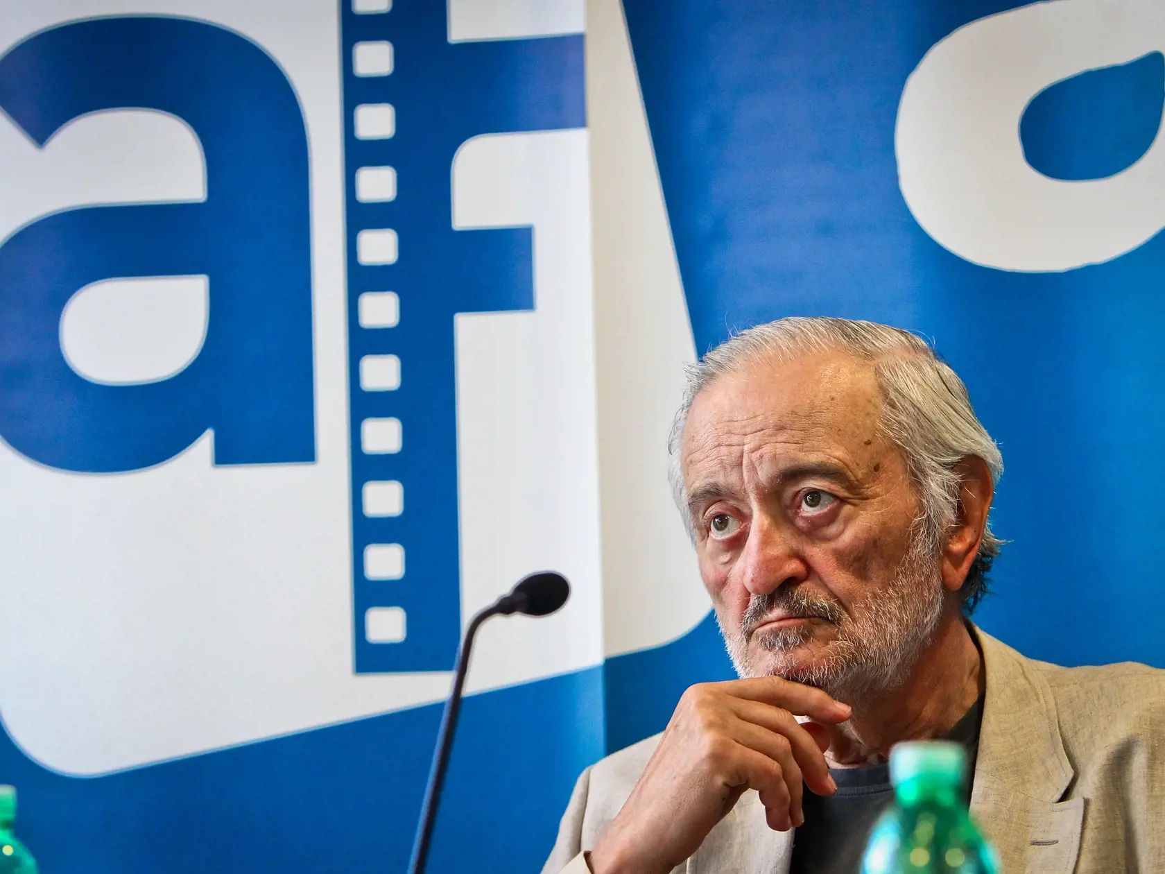 Prezident festivalu Art Film Fest, herec Milan Lasica.