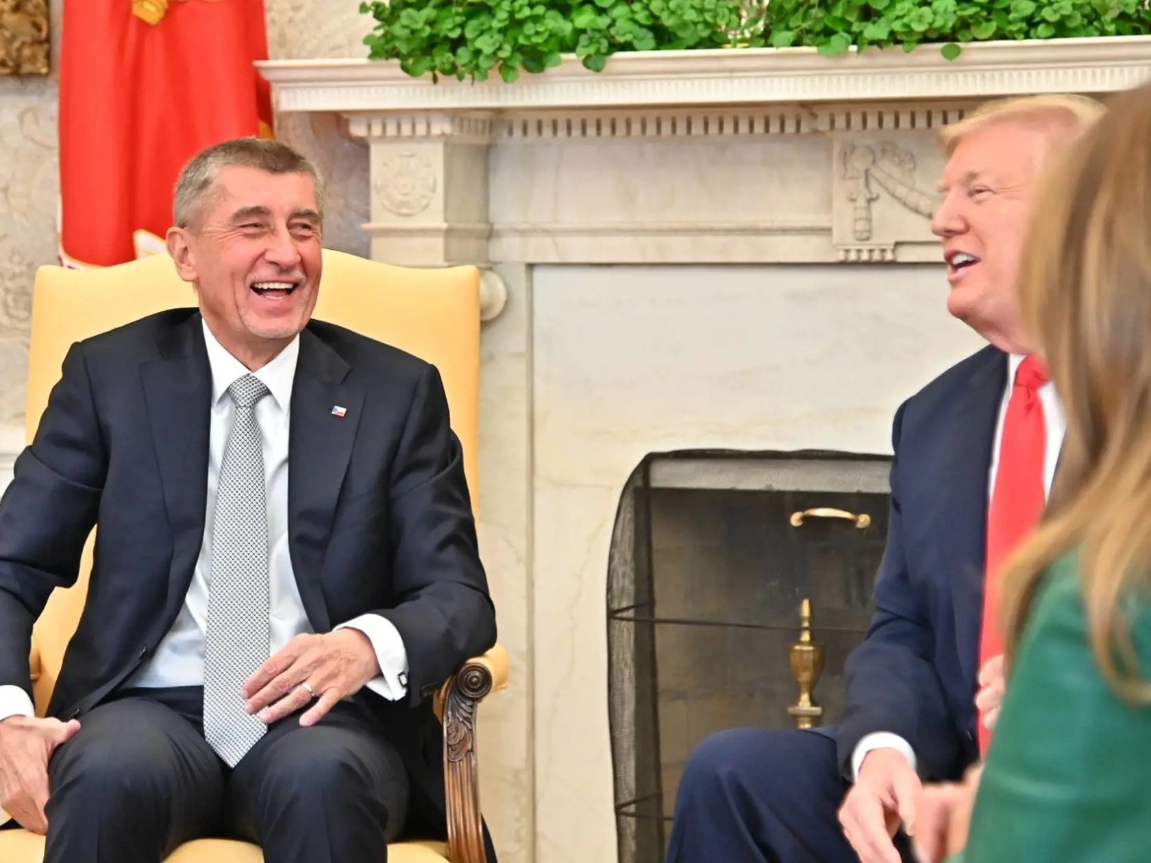 Andrej Babiš sa na návšteve Bieleho domu stretol s Donaldom Trumpom
