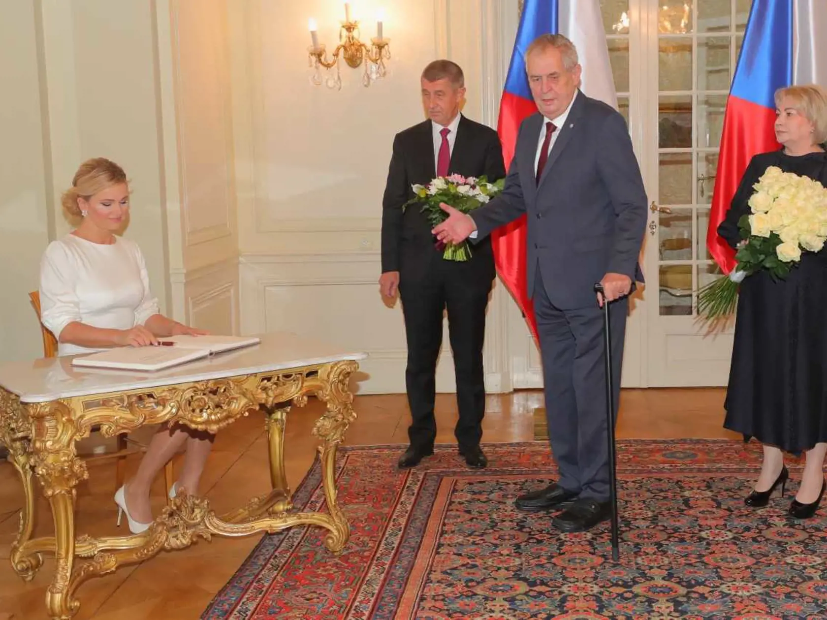 Andrej Babiš s Milošom Zemanom