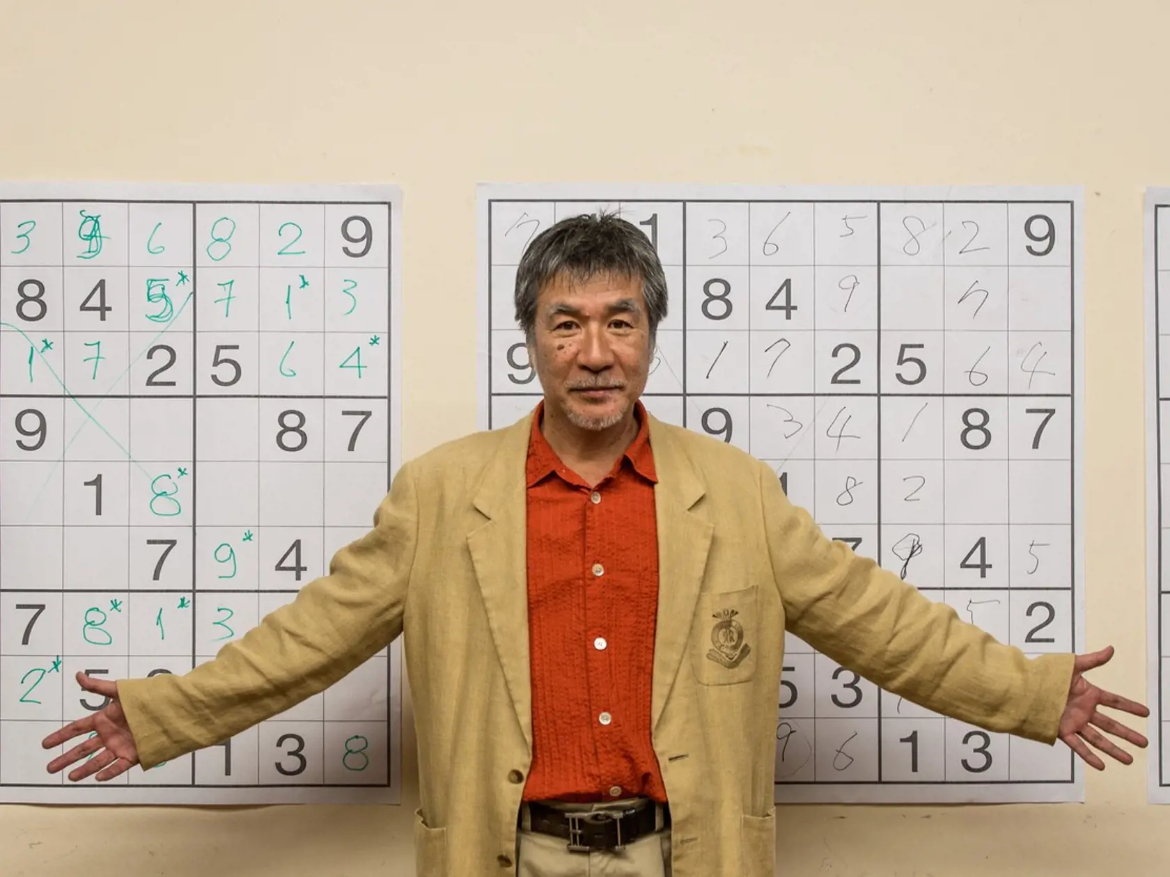 Krstný otec sudoku Maki Kadži.